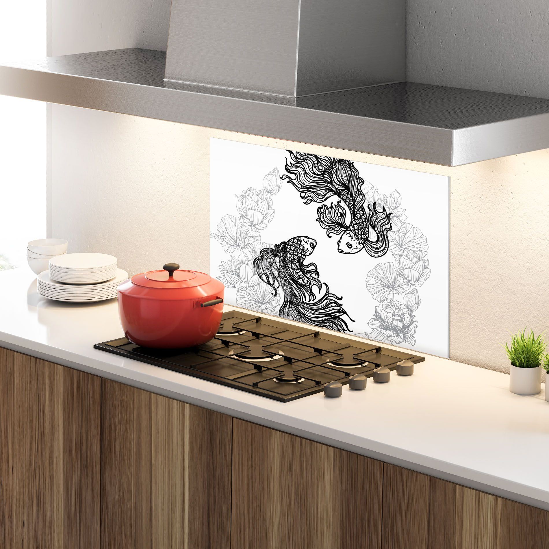 Fish Yinyang mockup 4