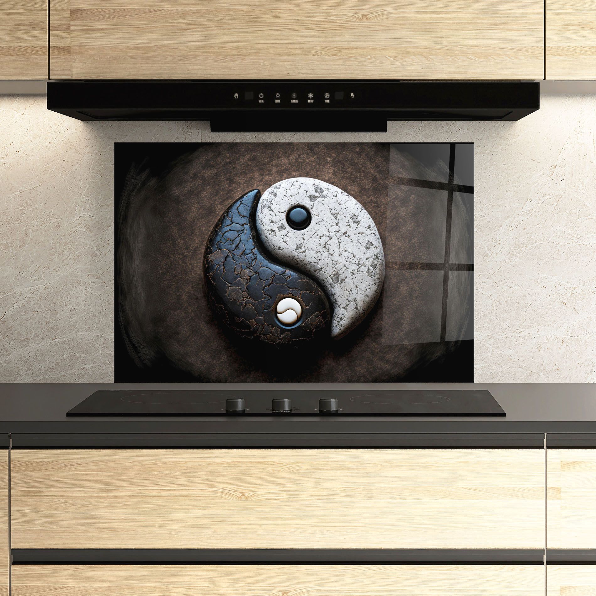 Black Stone Yinyang mockup 3