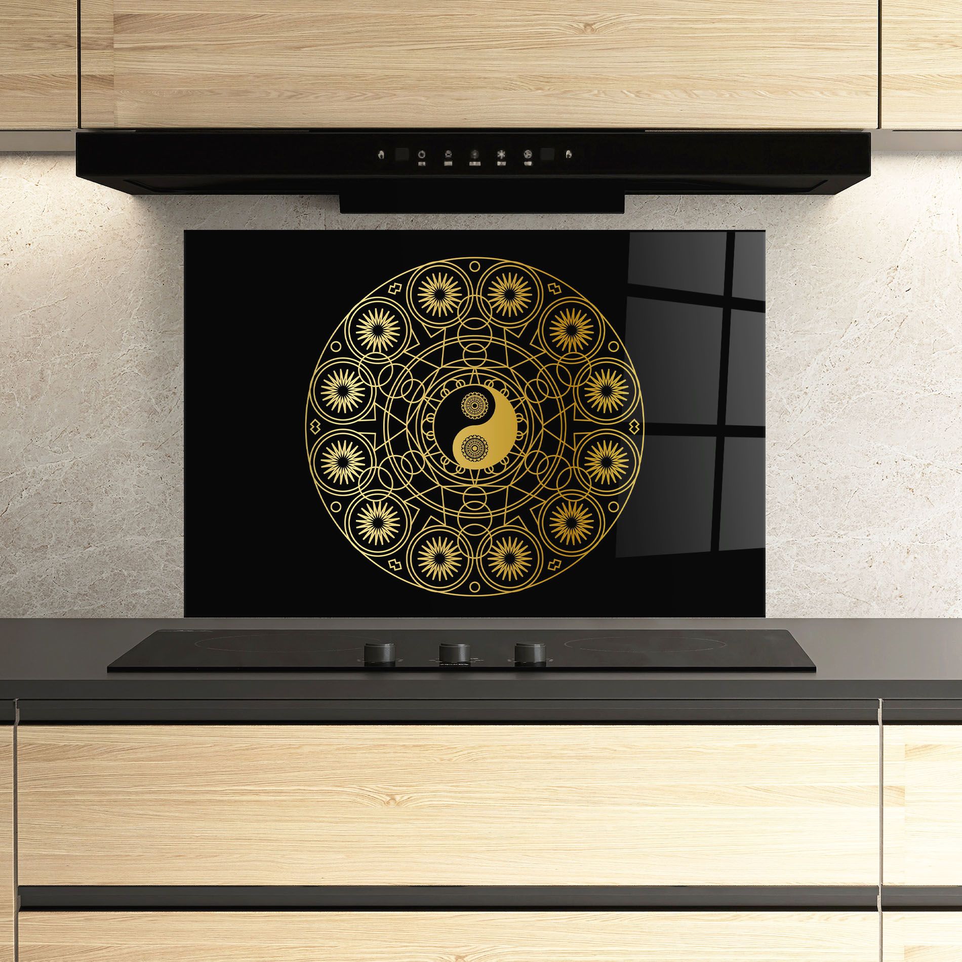 Gold Meditation Mandala mockup 3