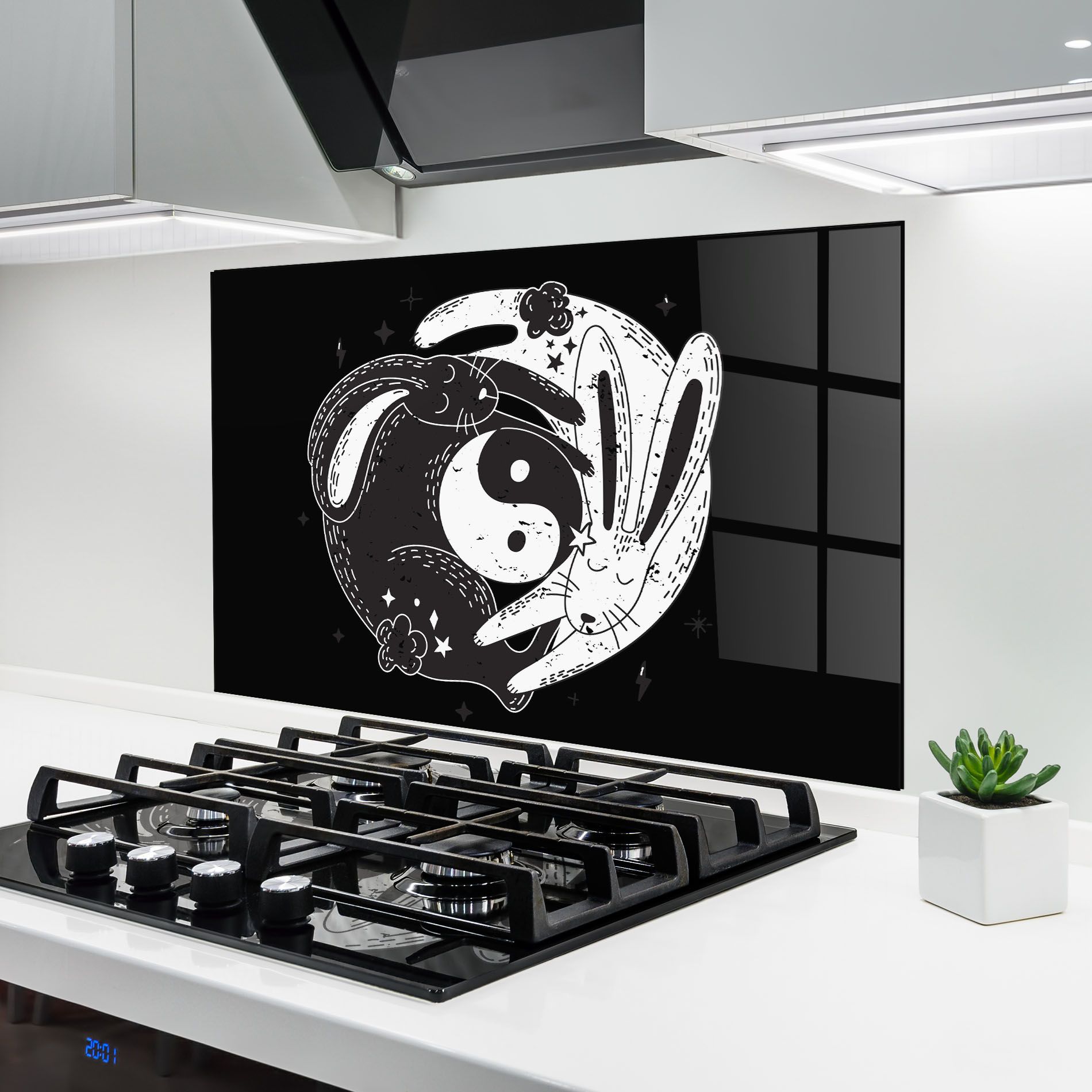 Bunny Yinyang mockup 6