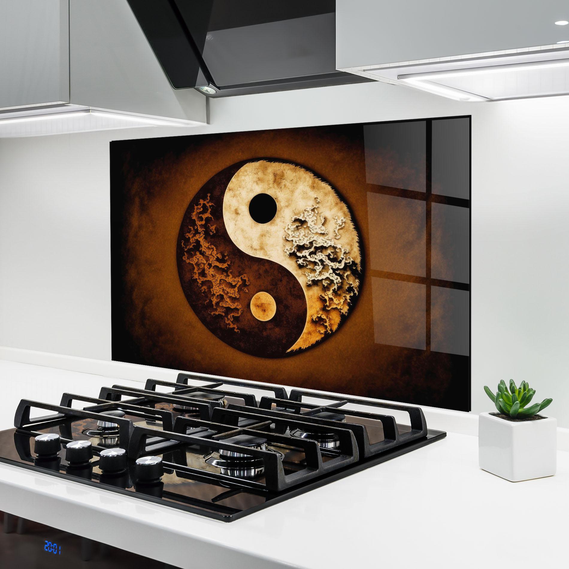 Konyhai üveg hátfal Send Yinyang mockup 6
