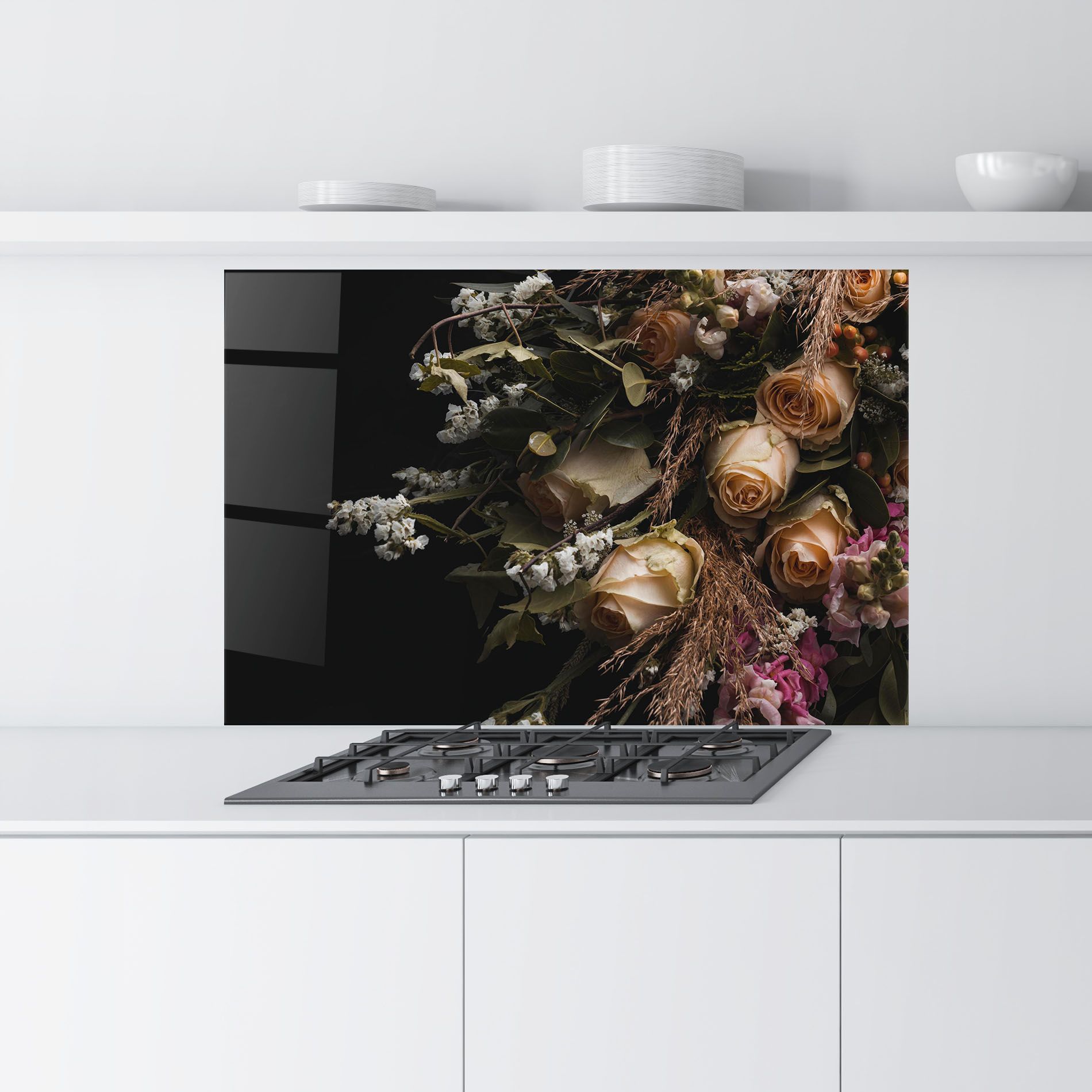 Luxurious Cream Bouquet mockup 9