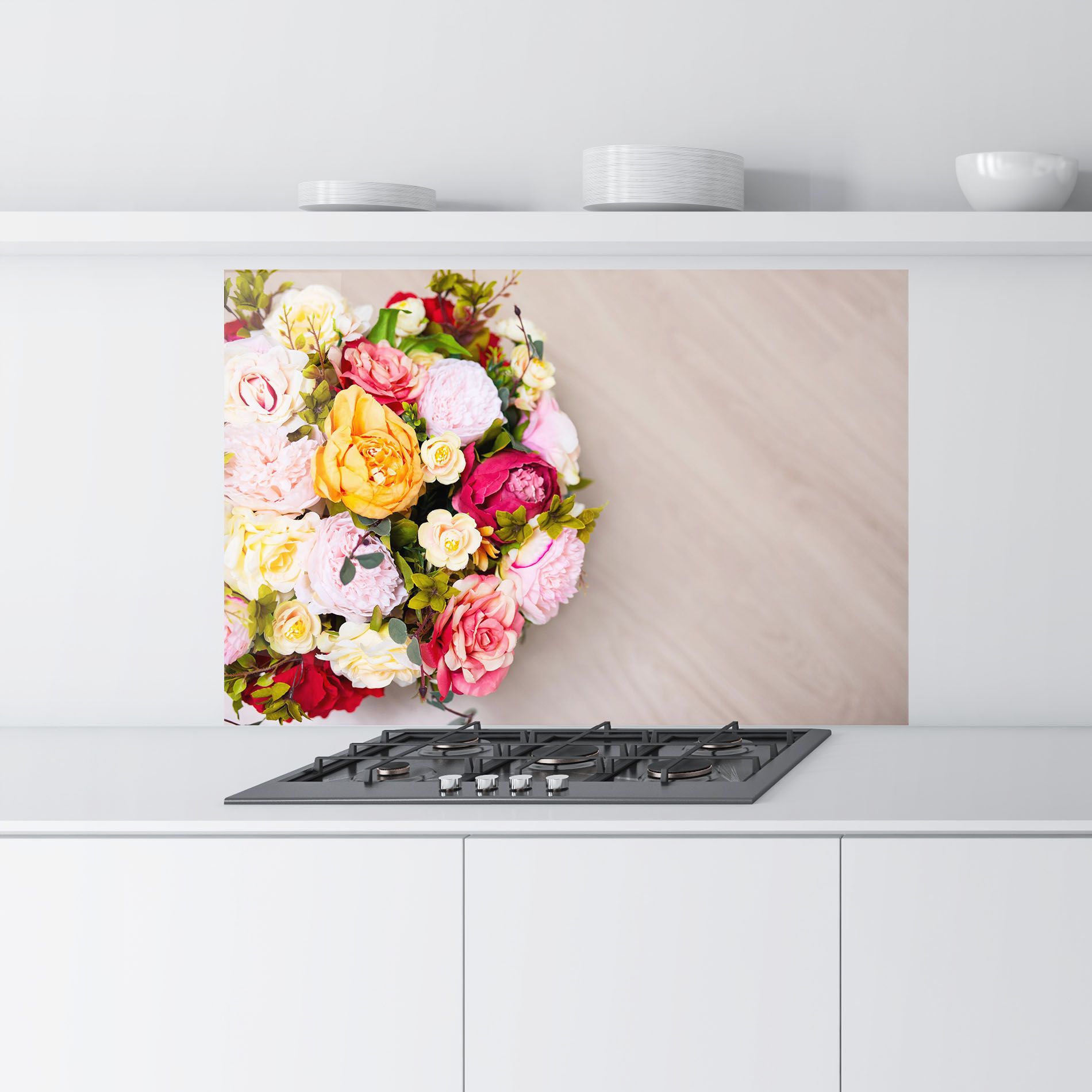 Orange Purple Bouquet mockup 9