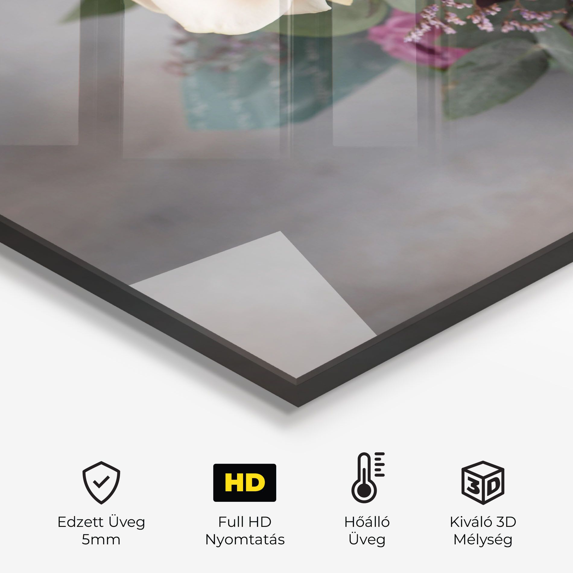 Cream Purple Bouquet mockup 2