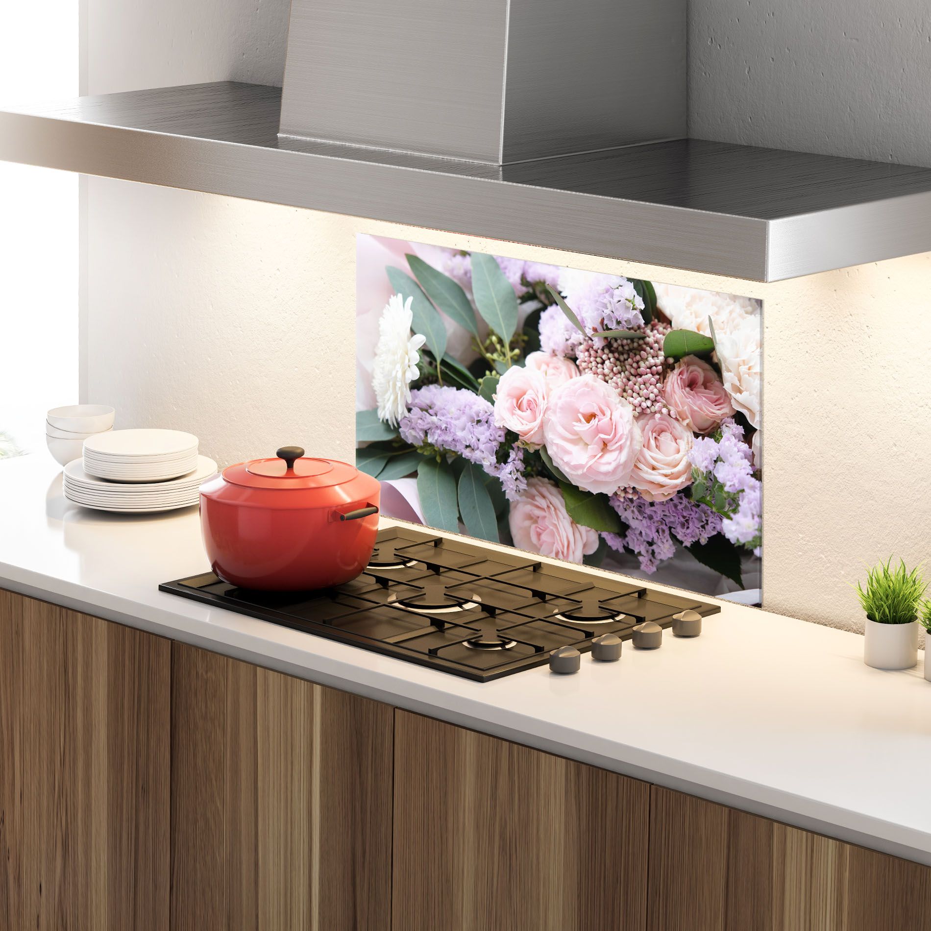 Beautiful Pink Roses mockup 4