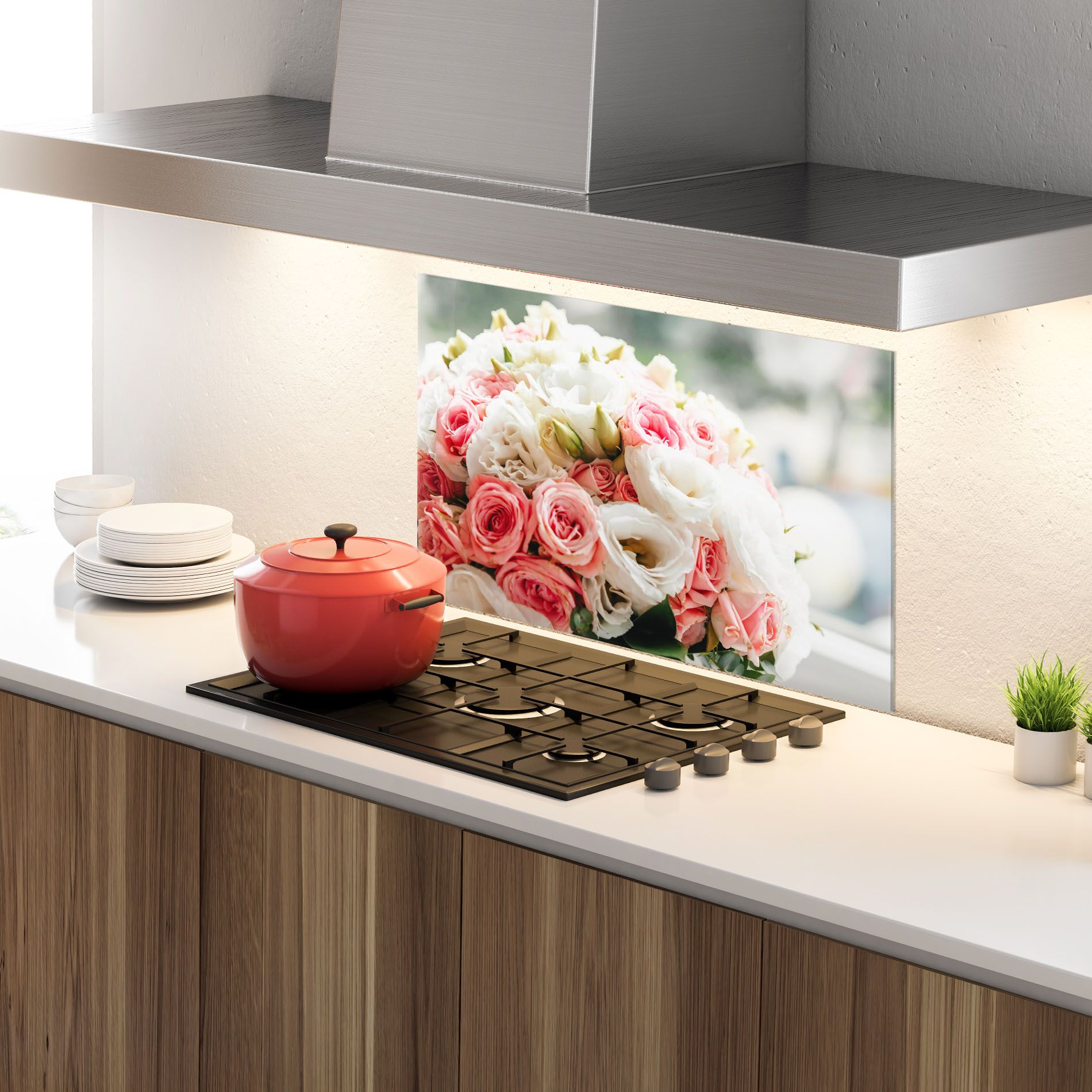 Pink Beautiful Bouquet mockup 4