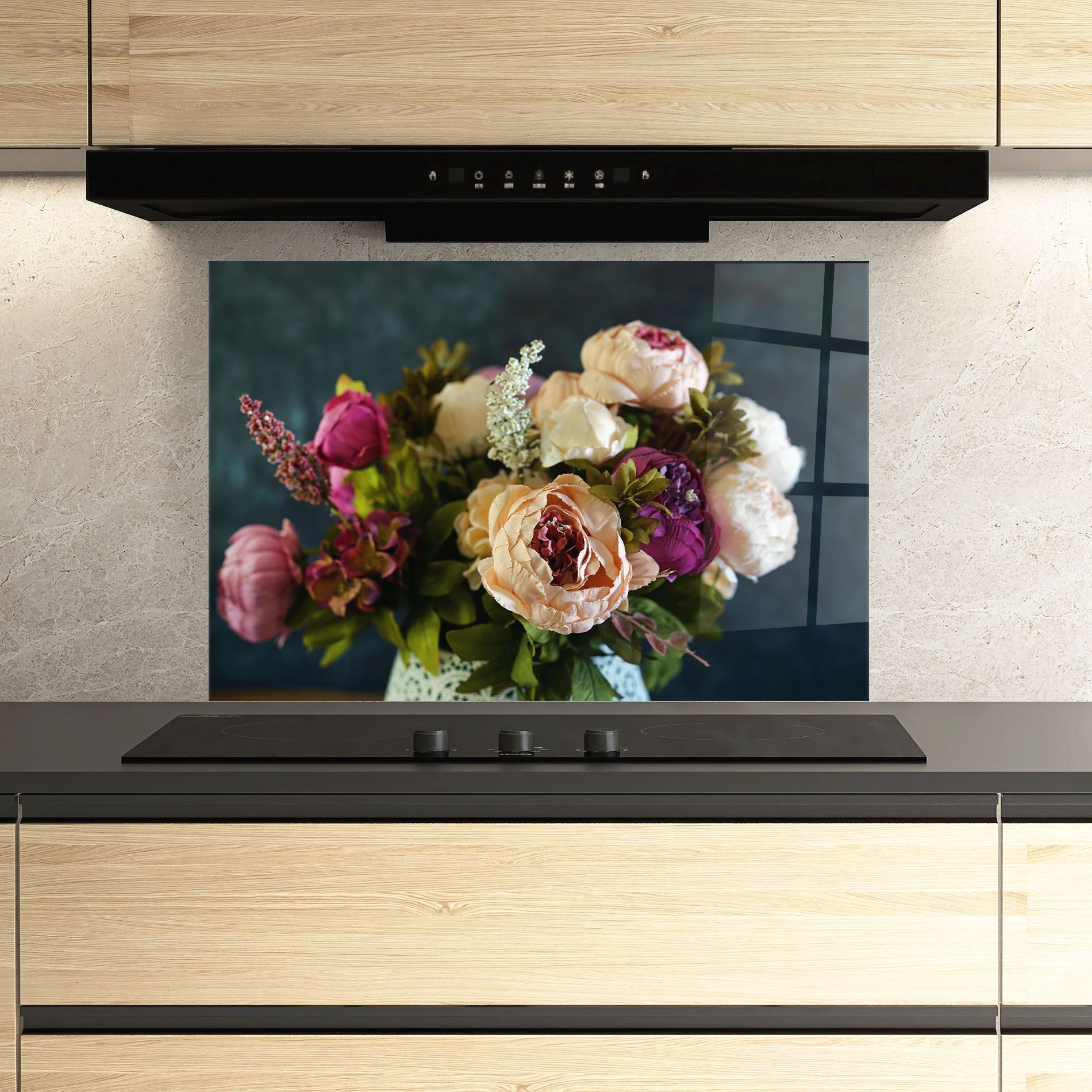 Cream Roses Bouquet mockup 3