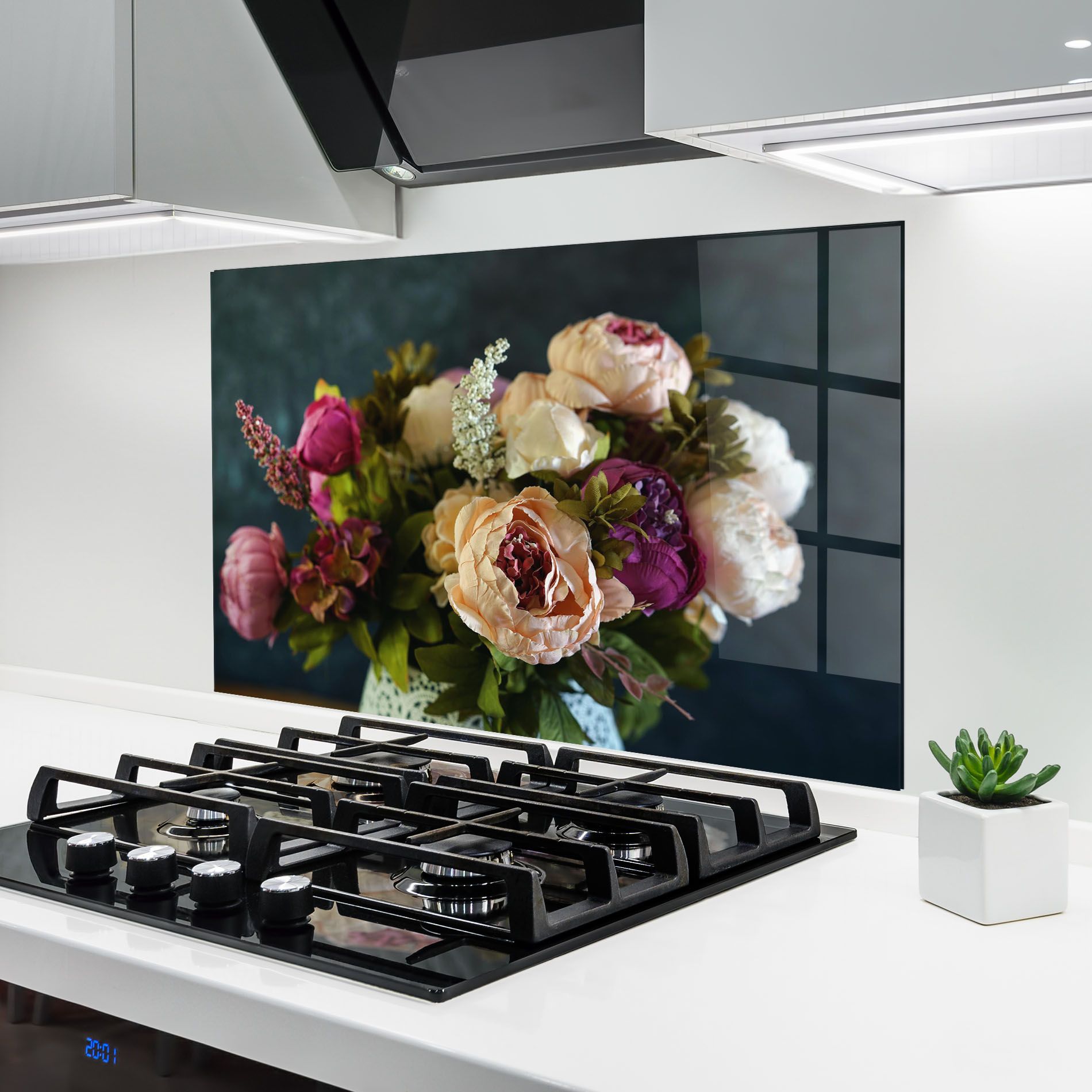 Cream Roses Bouquet mockup 6