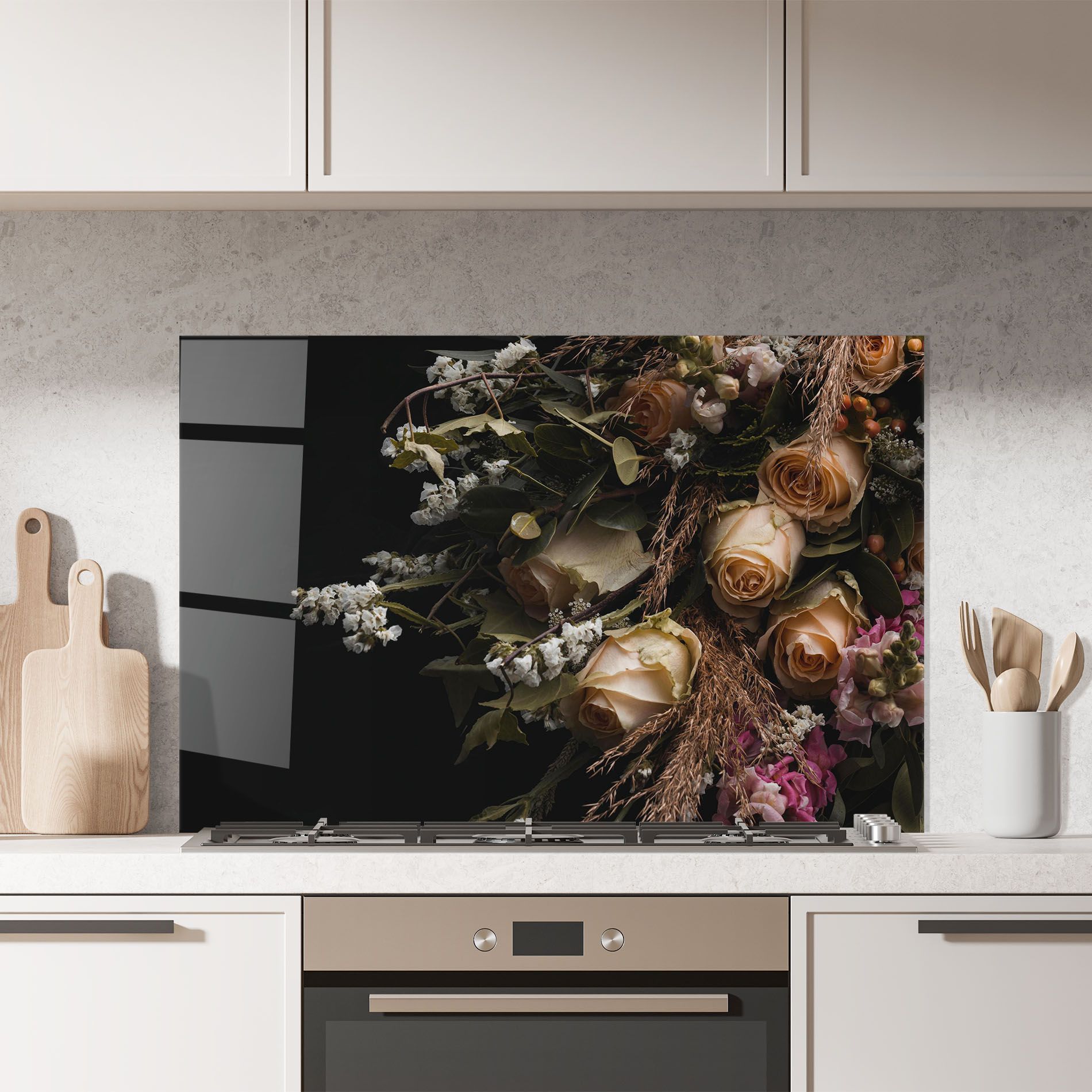 Luxurious Cream Bouquet mockup 7