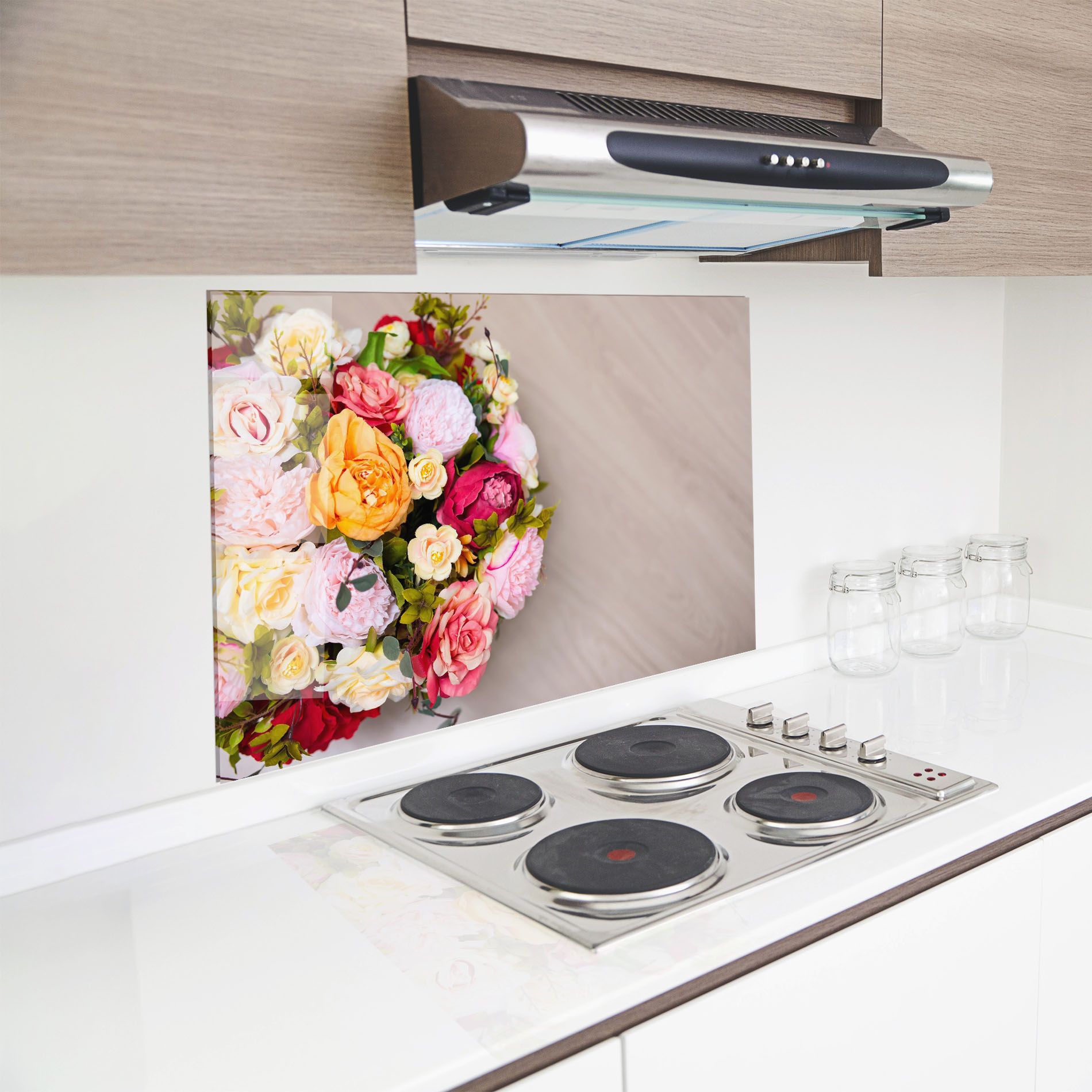 Orange Purple Bouquet mockup 8