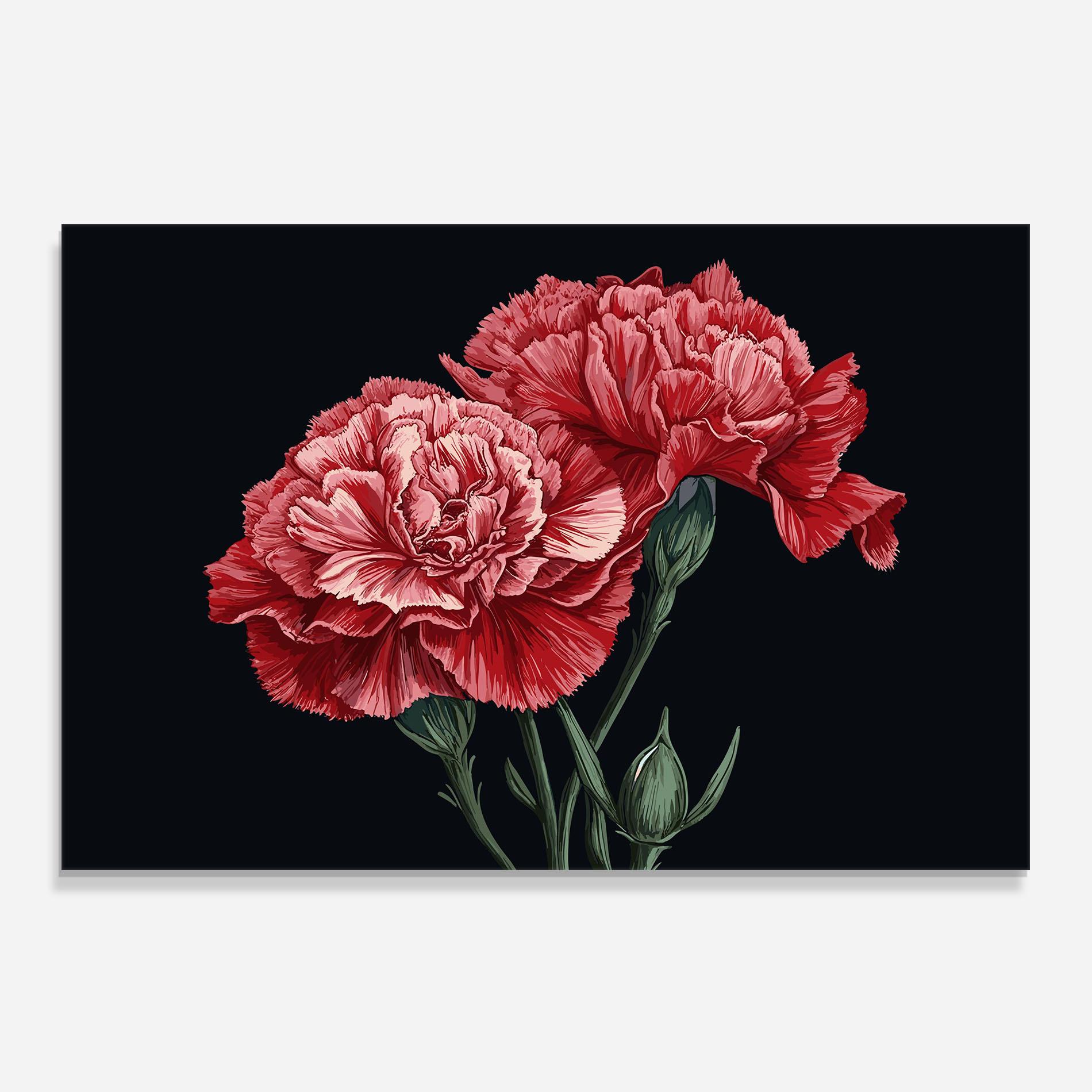 Konyhai üveg hátfal Beautiful Peony mockup 0