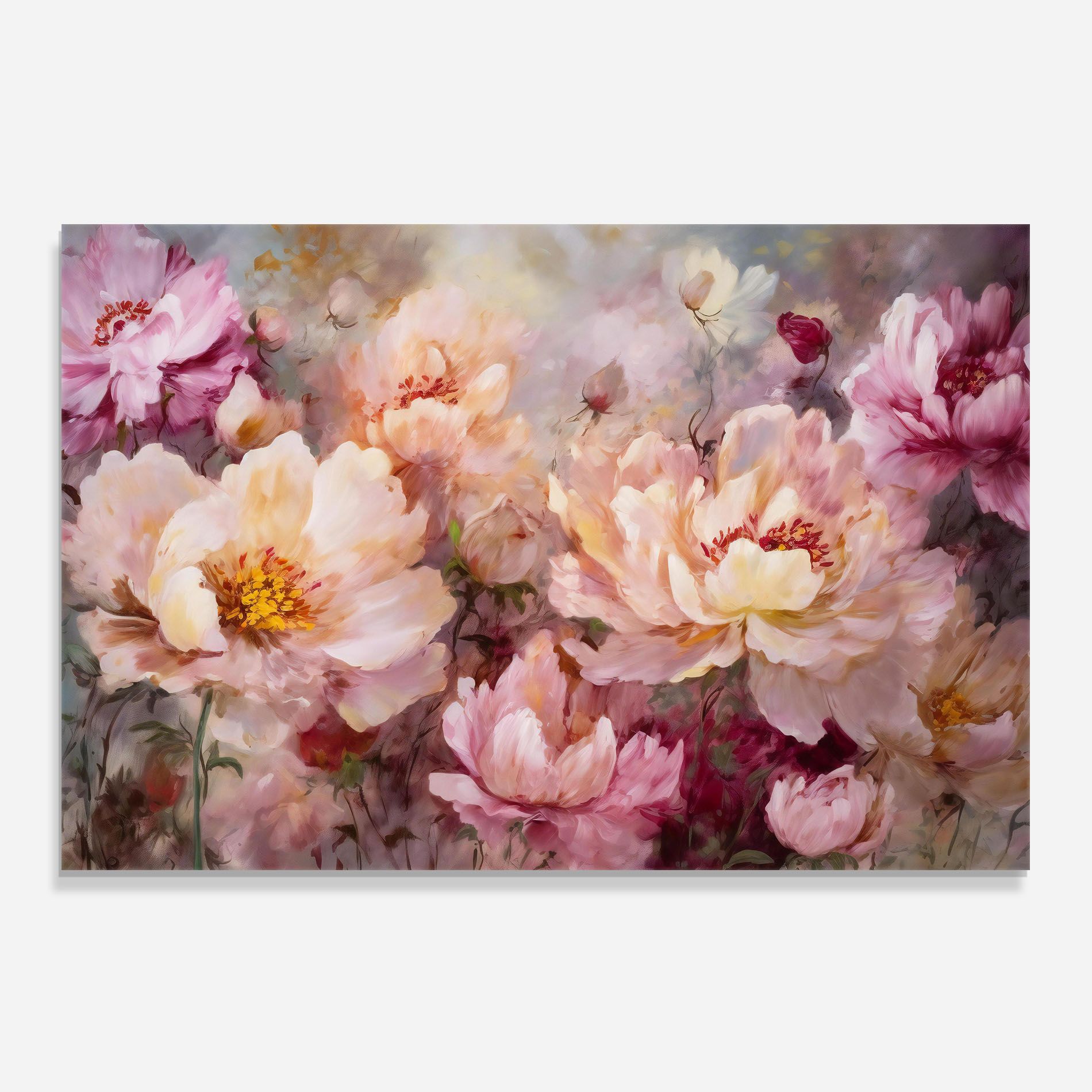 Peony Painting Art mockup 0
