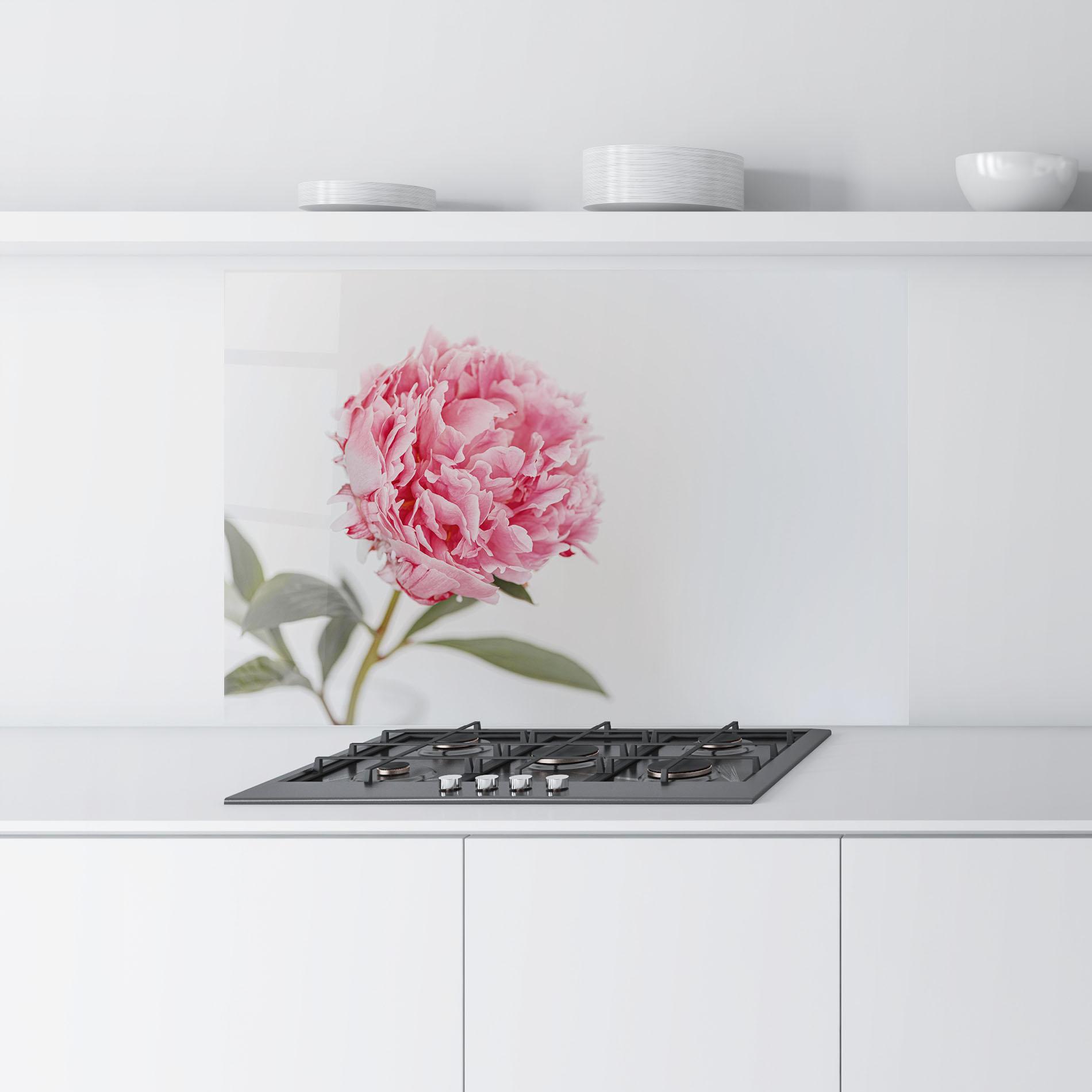 Konyhai üveg hátfal One Peony mockup 9