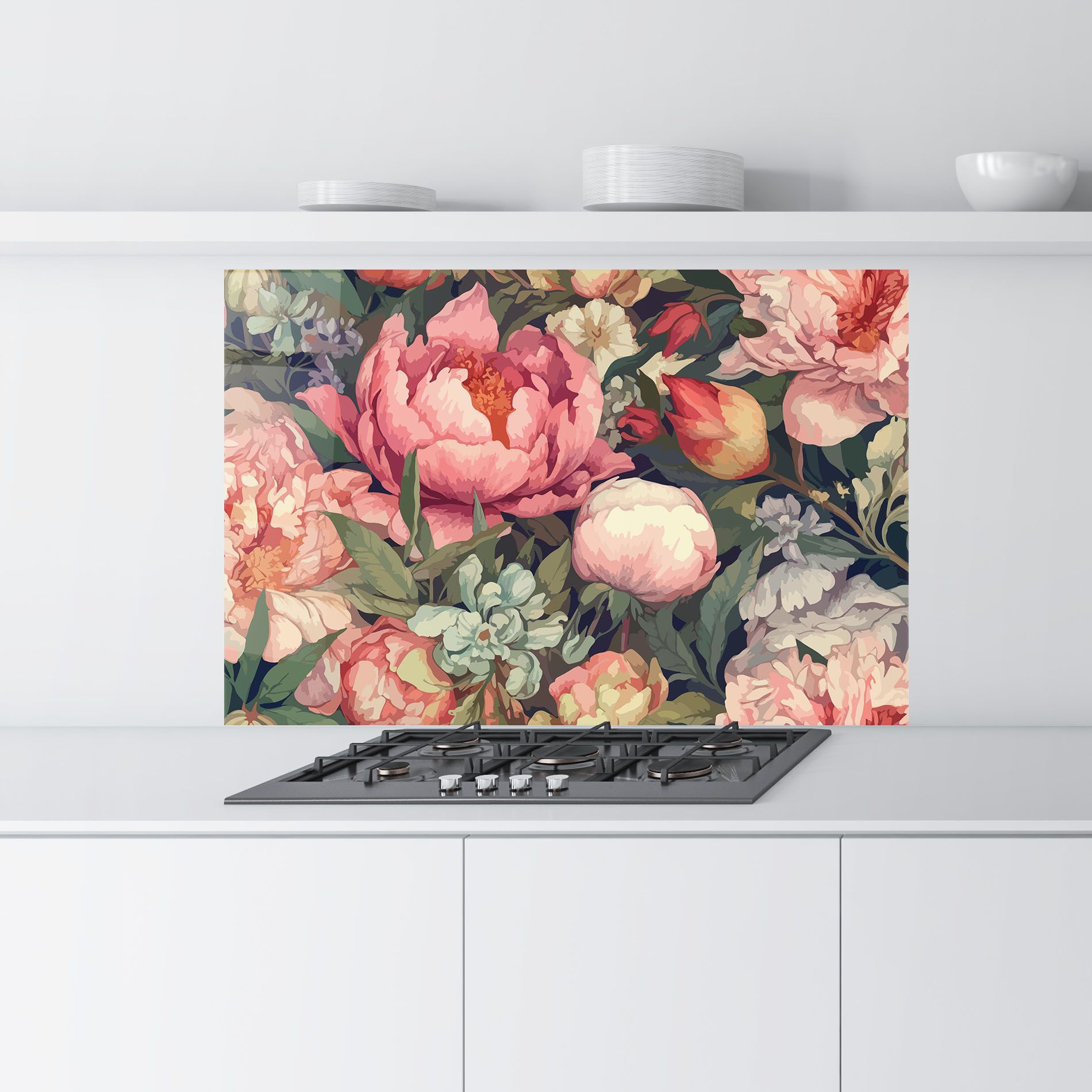 Pretty Artistic Peony mockup 9