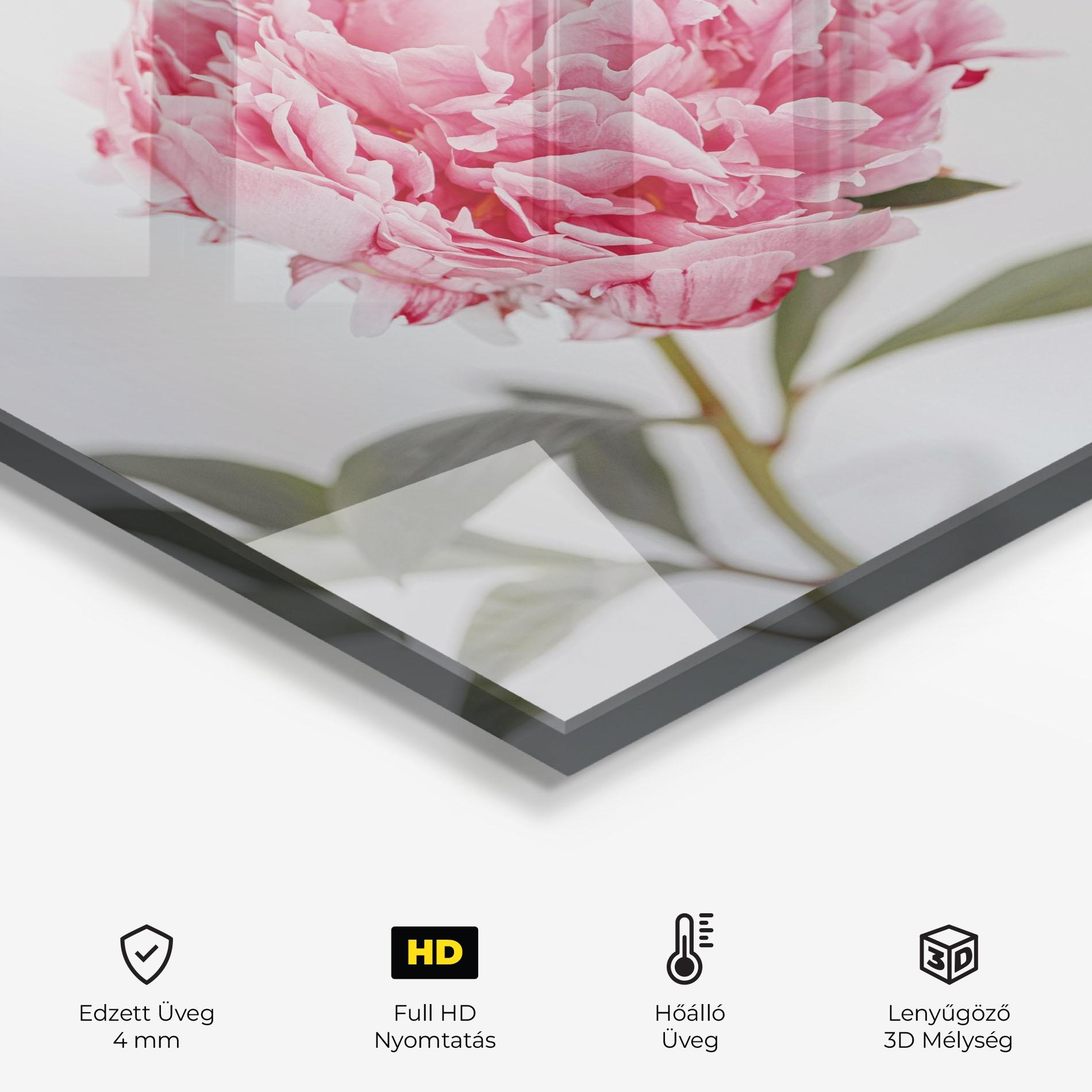 Konyhai üveg hátfal One Peony mockup 2