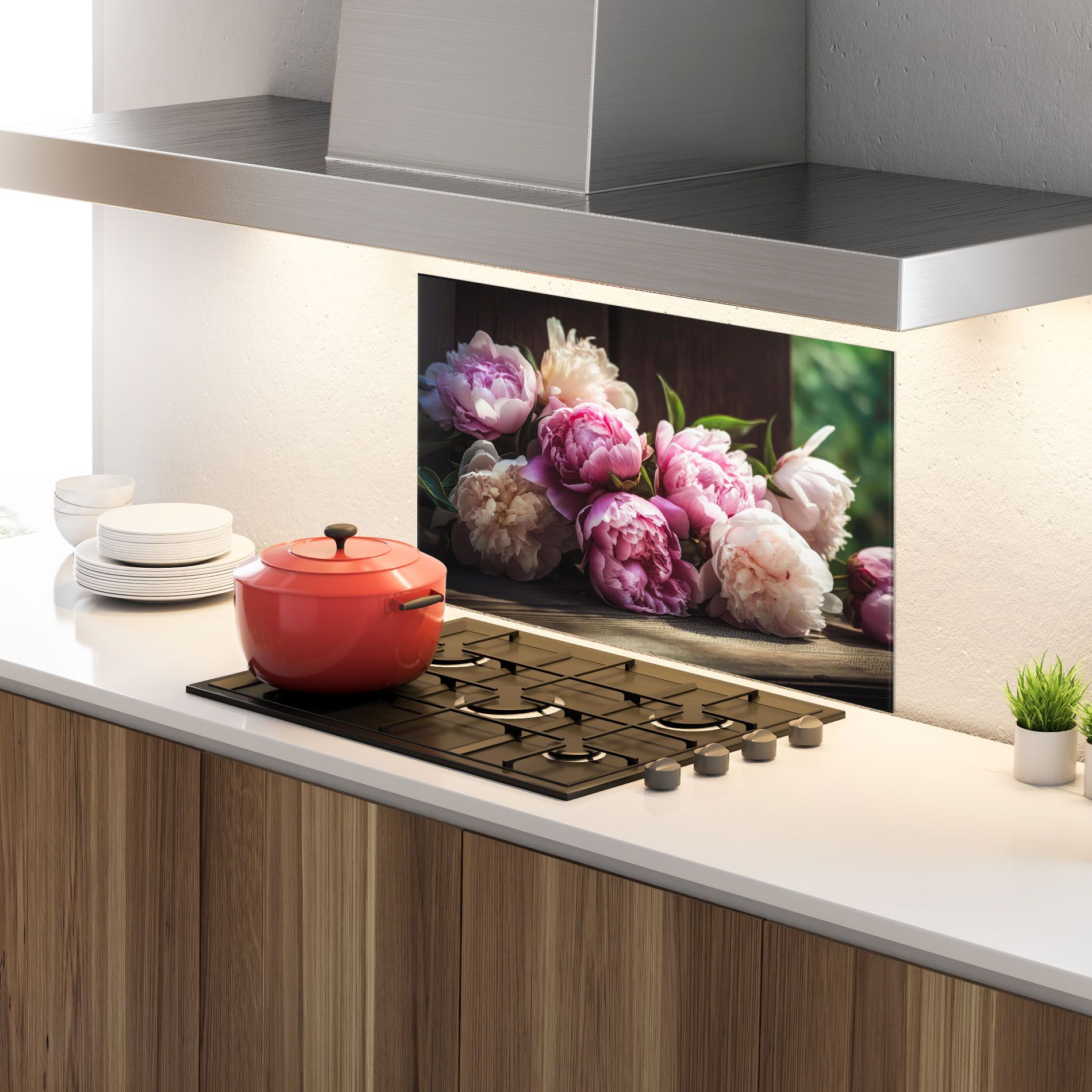 Peonies On The Table mockup 4