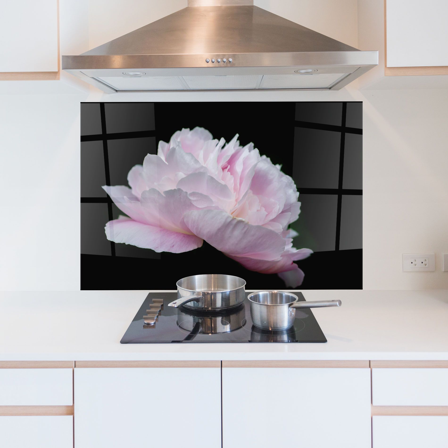 Pastel Peony On Black mockup 5