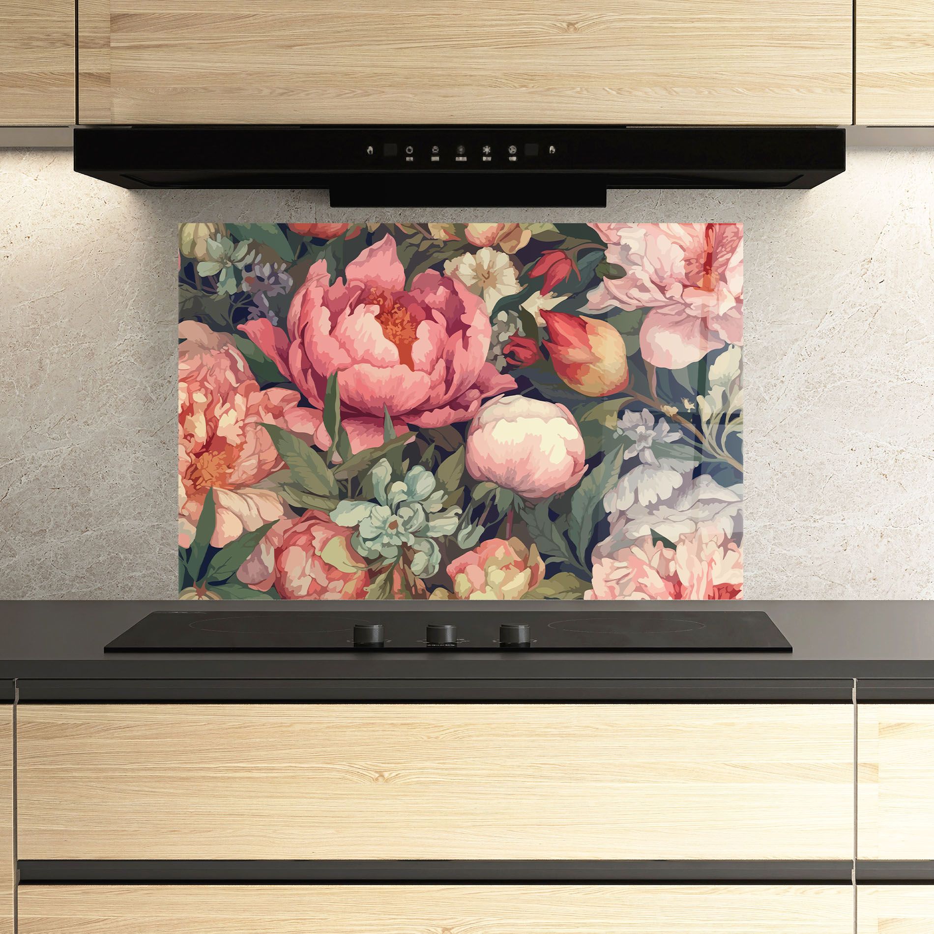 Pretty Artistic Peony mockup 3