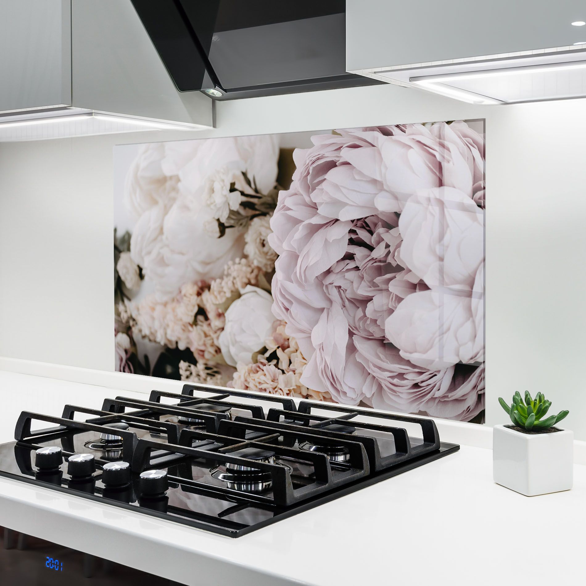 Grey Peony Bouquet mockup 6