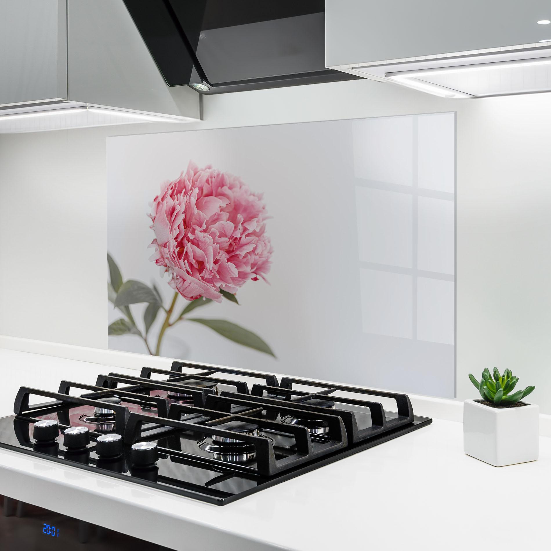 Konyhai üveg hátfal One Peony mockup 6