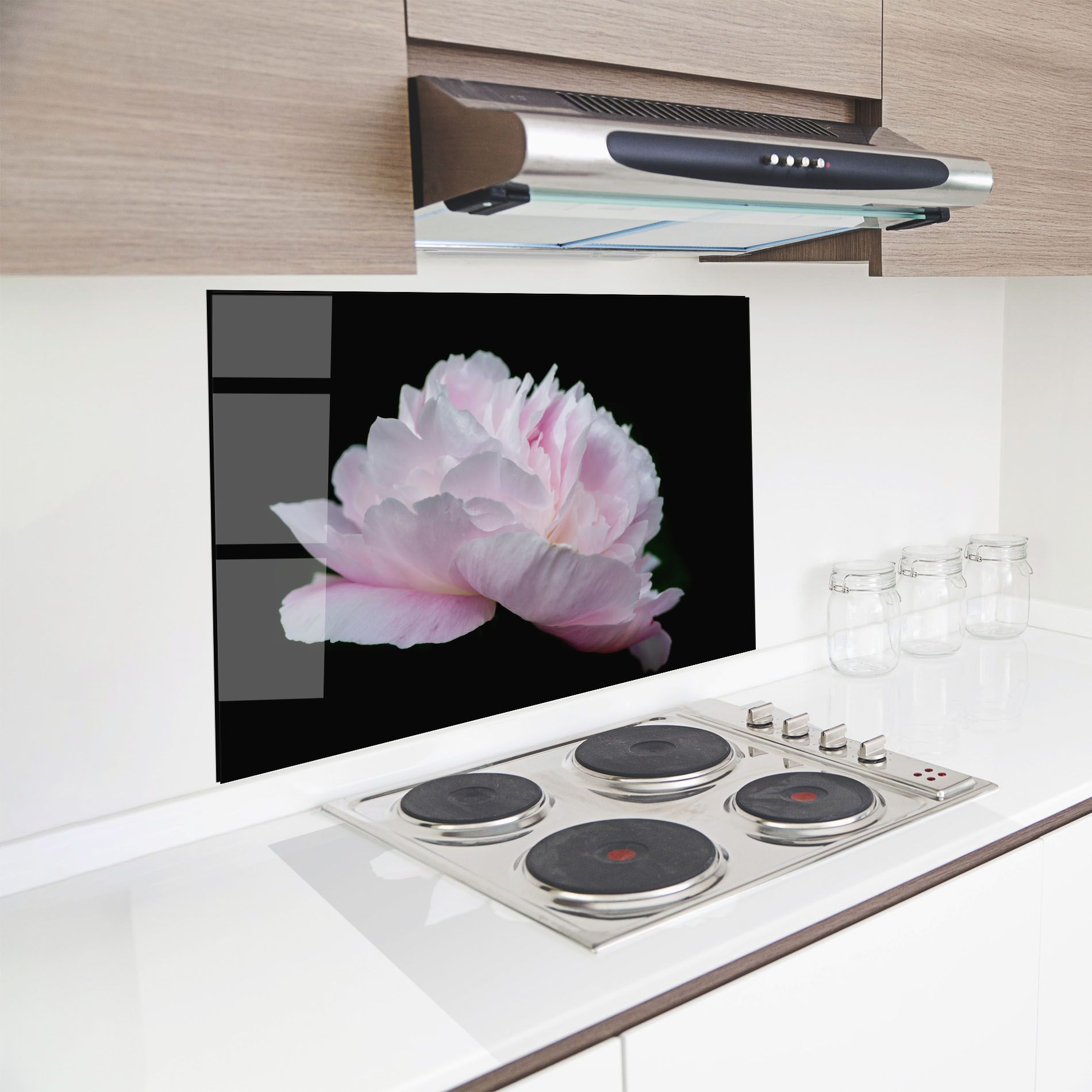 Pastel Peony On Black mockup 8