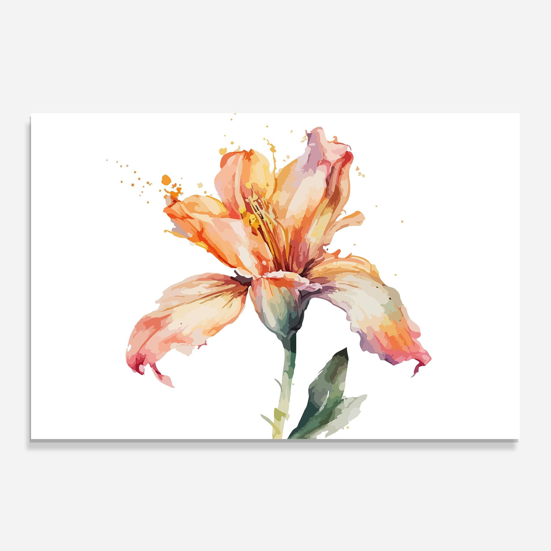 Orange Purple Lily mockup 0