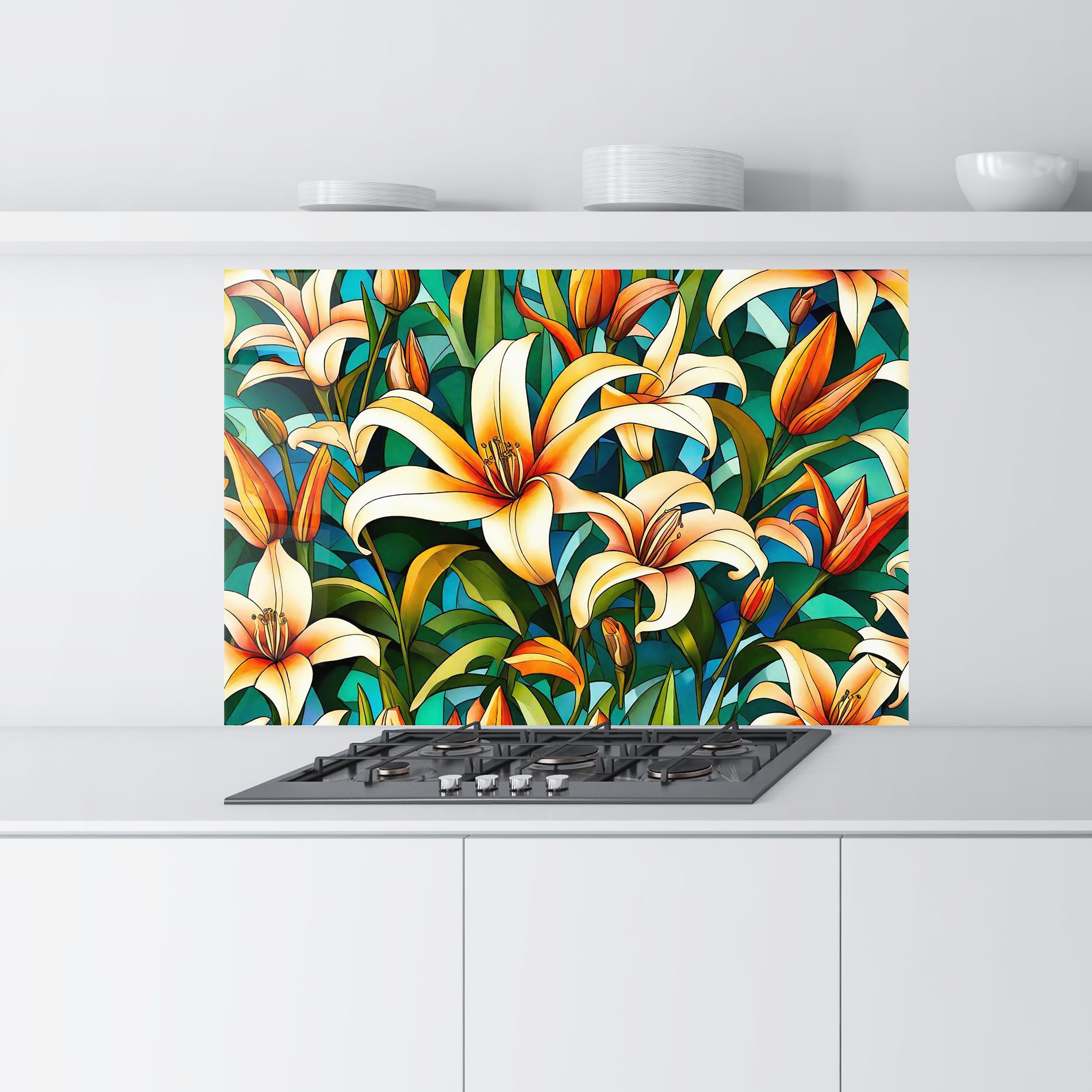 Lily Pattern mockup 9