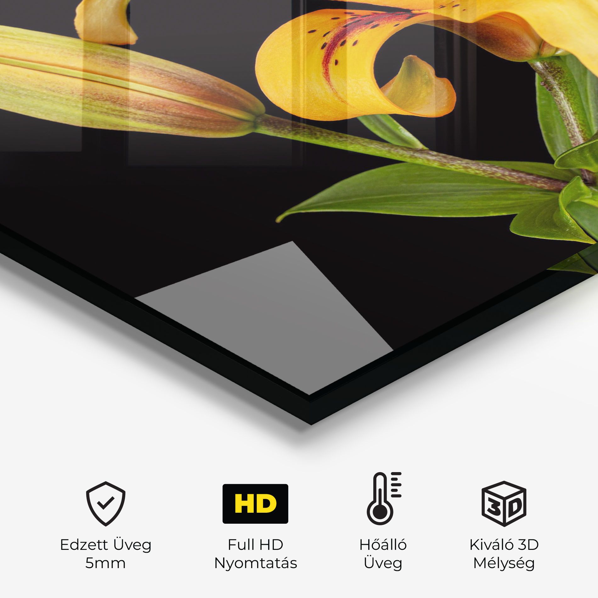 Beautiful Yellow Lily mockup 2