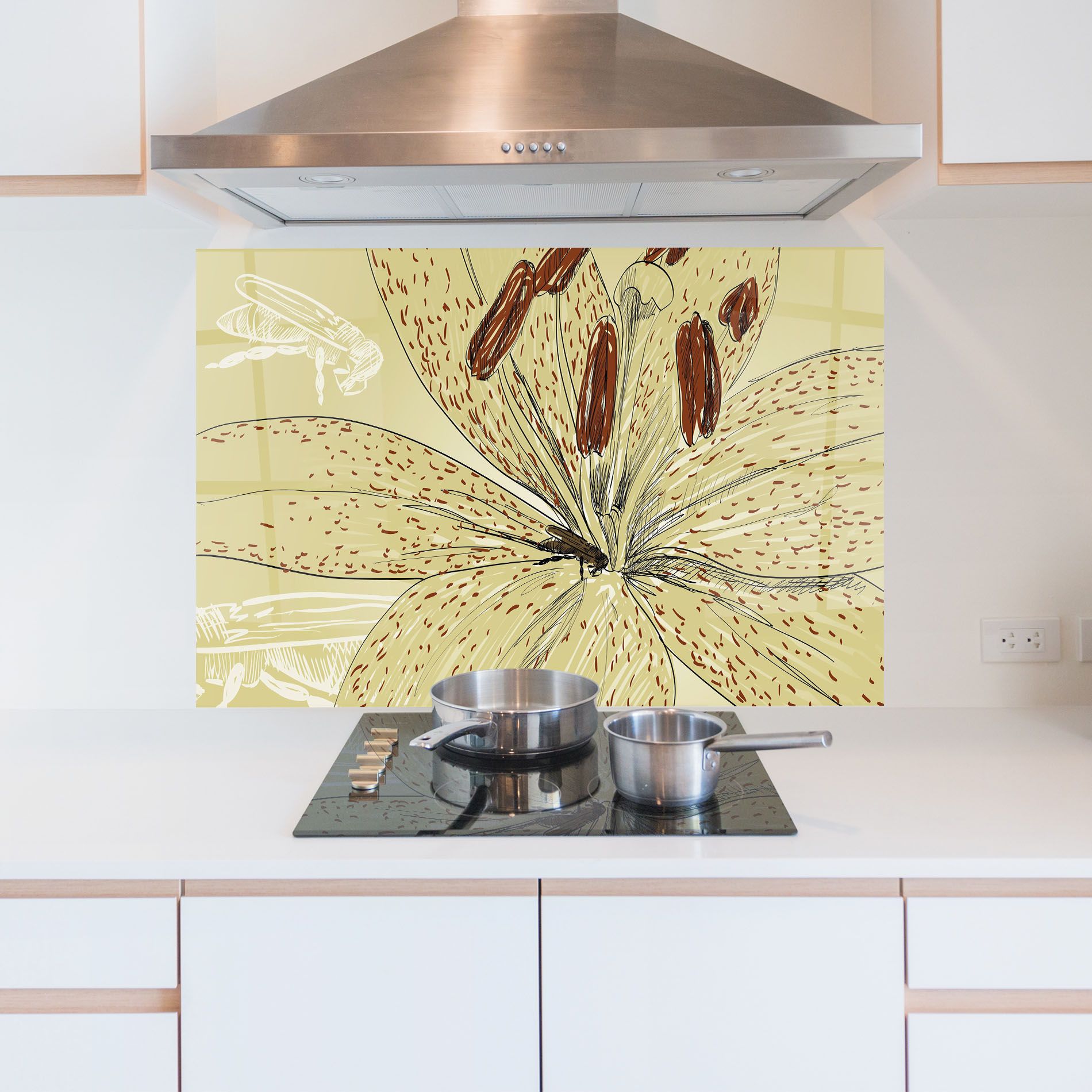 Cream Lily Bee mockup 5