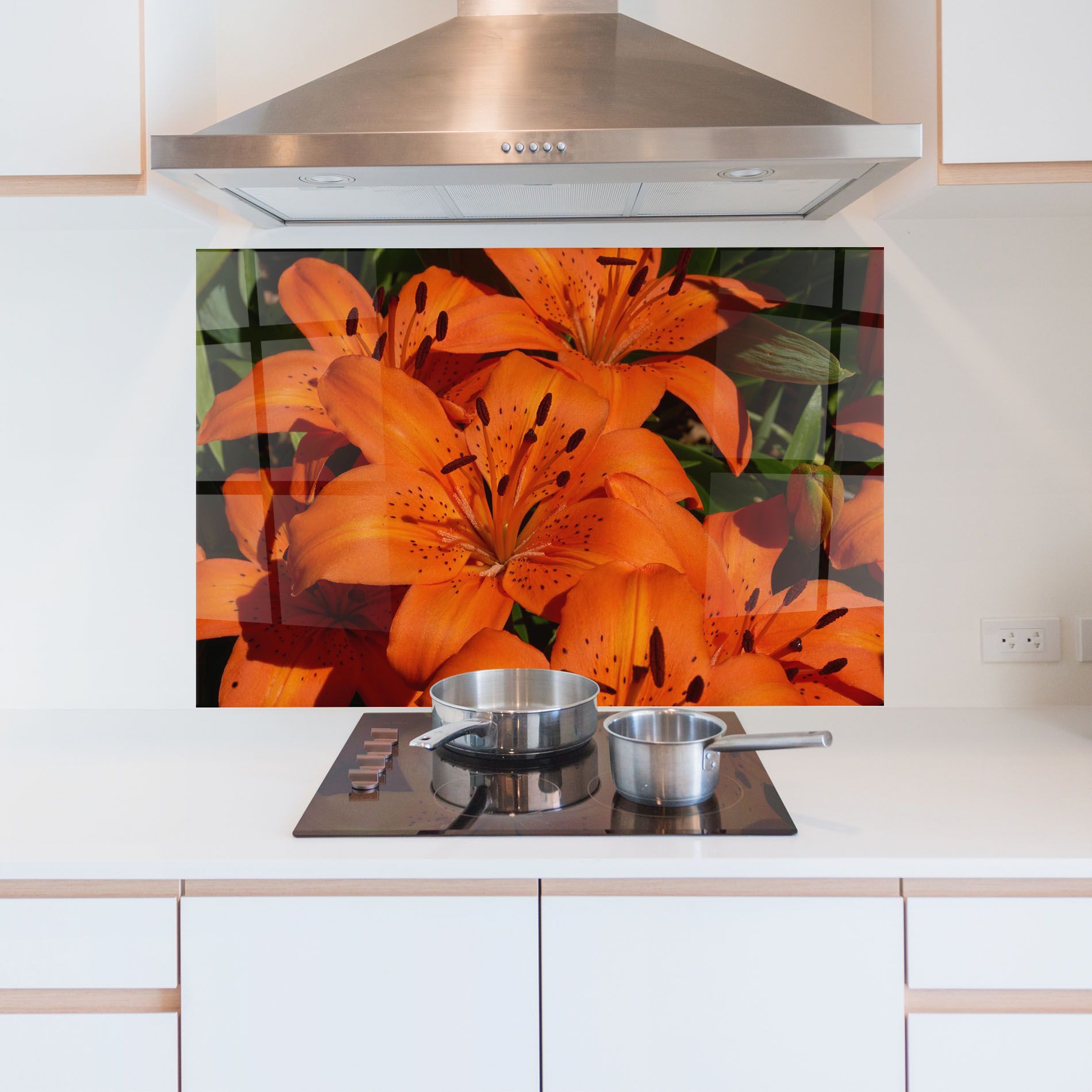 Orange Lily In The Sun mockup 5