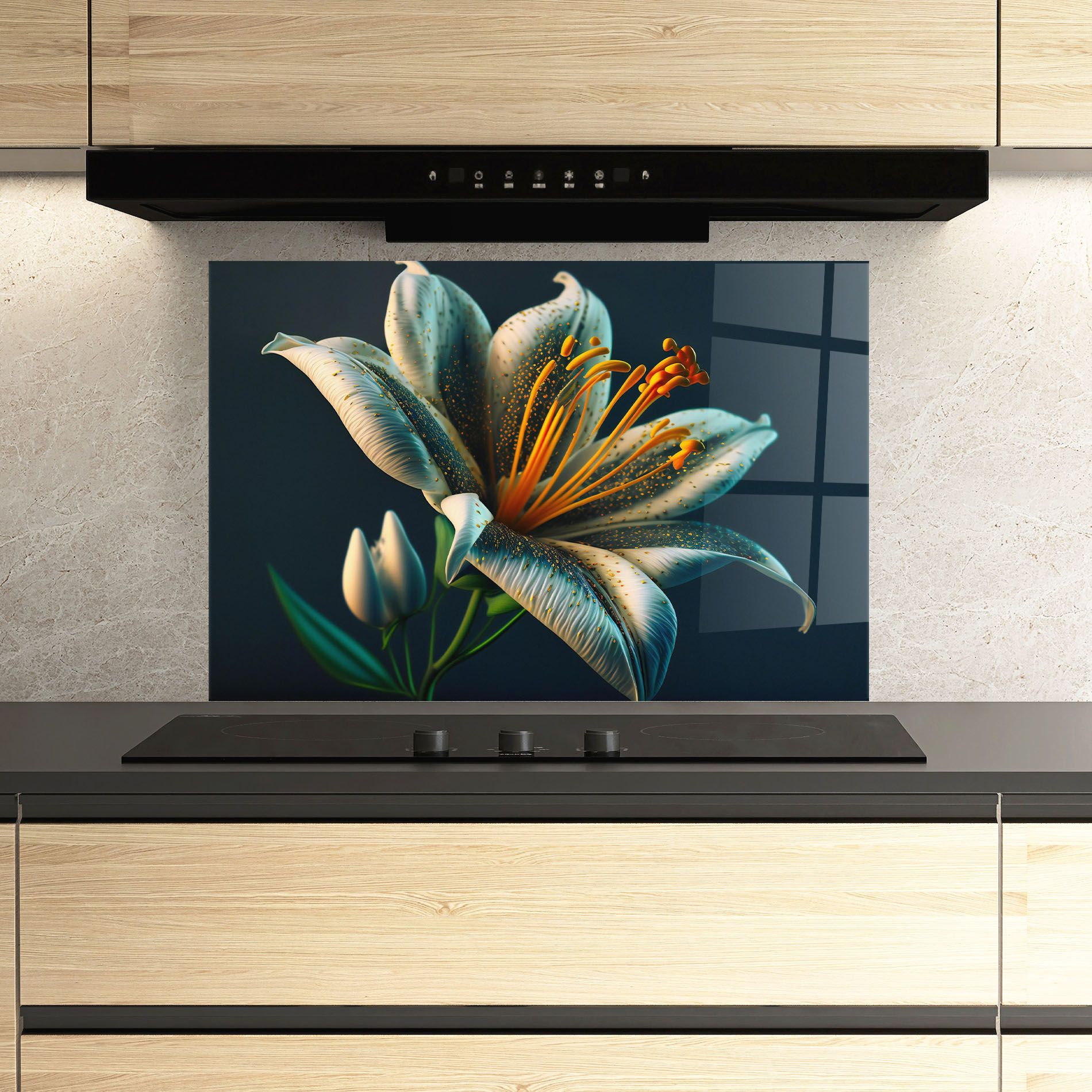 Blue Grey Lily mockup 3