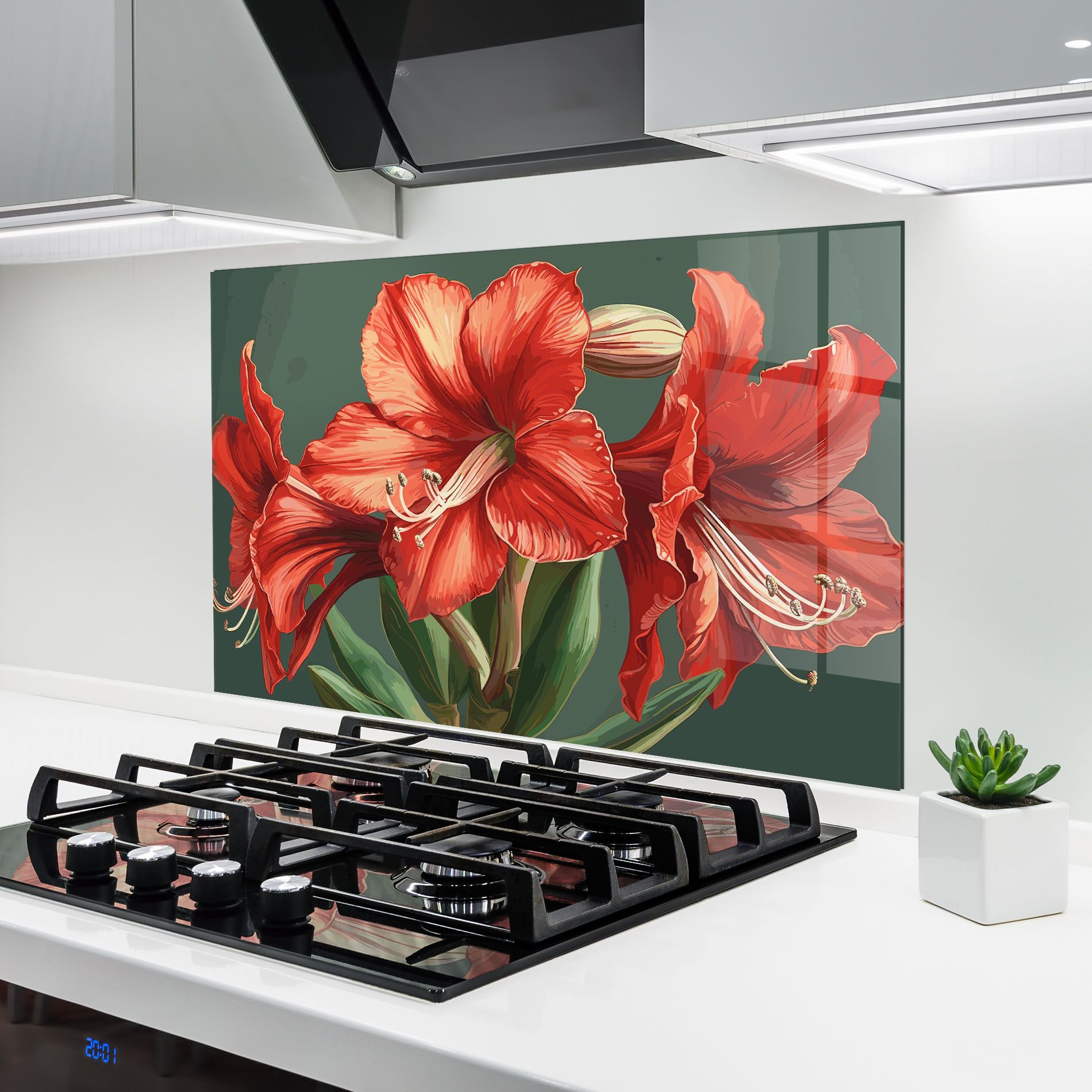 Lily Orange Art mockup 6