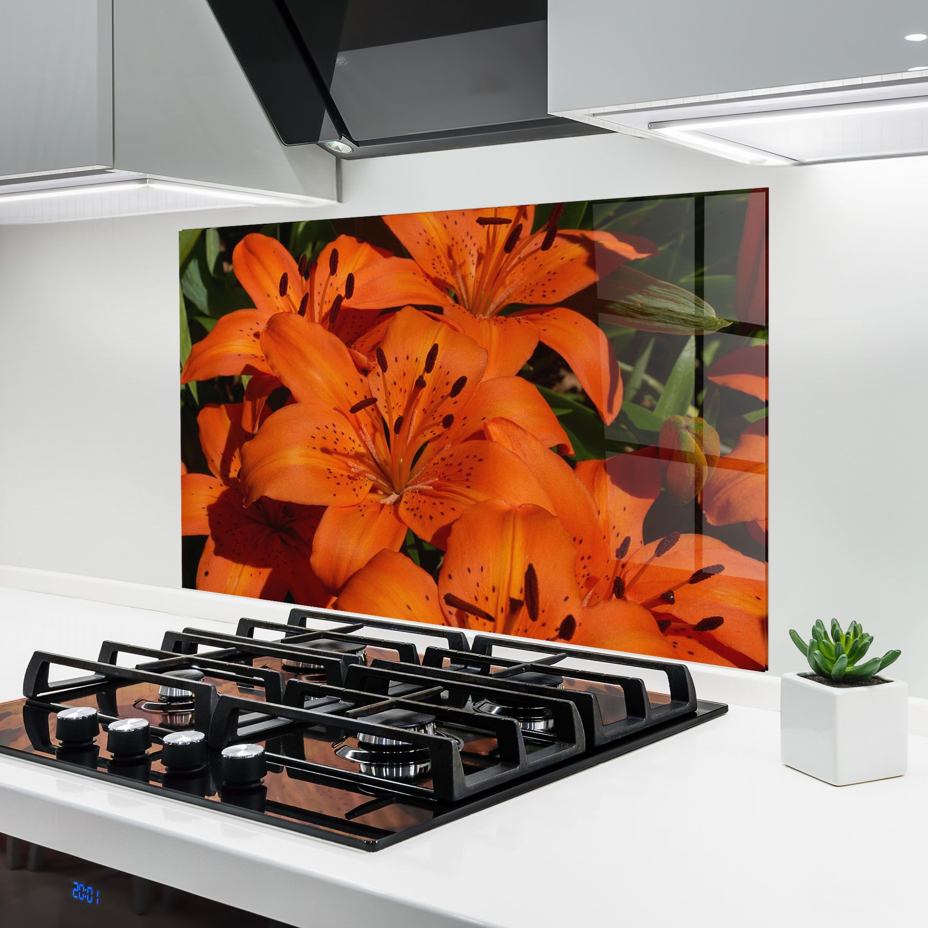 Orange Lily In The Sun mockup 6