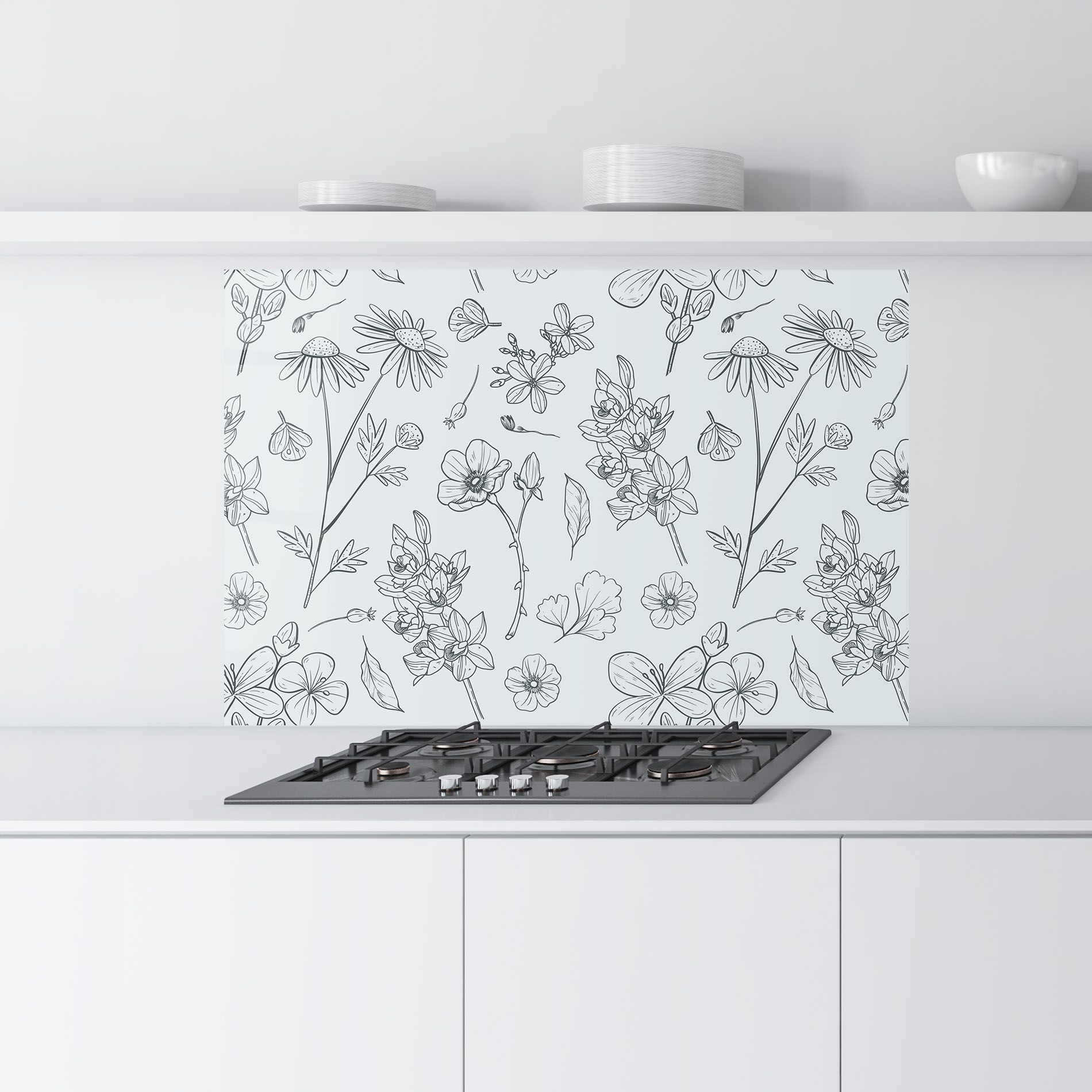 Blue Flower Line mockup 9