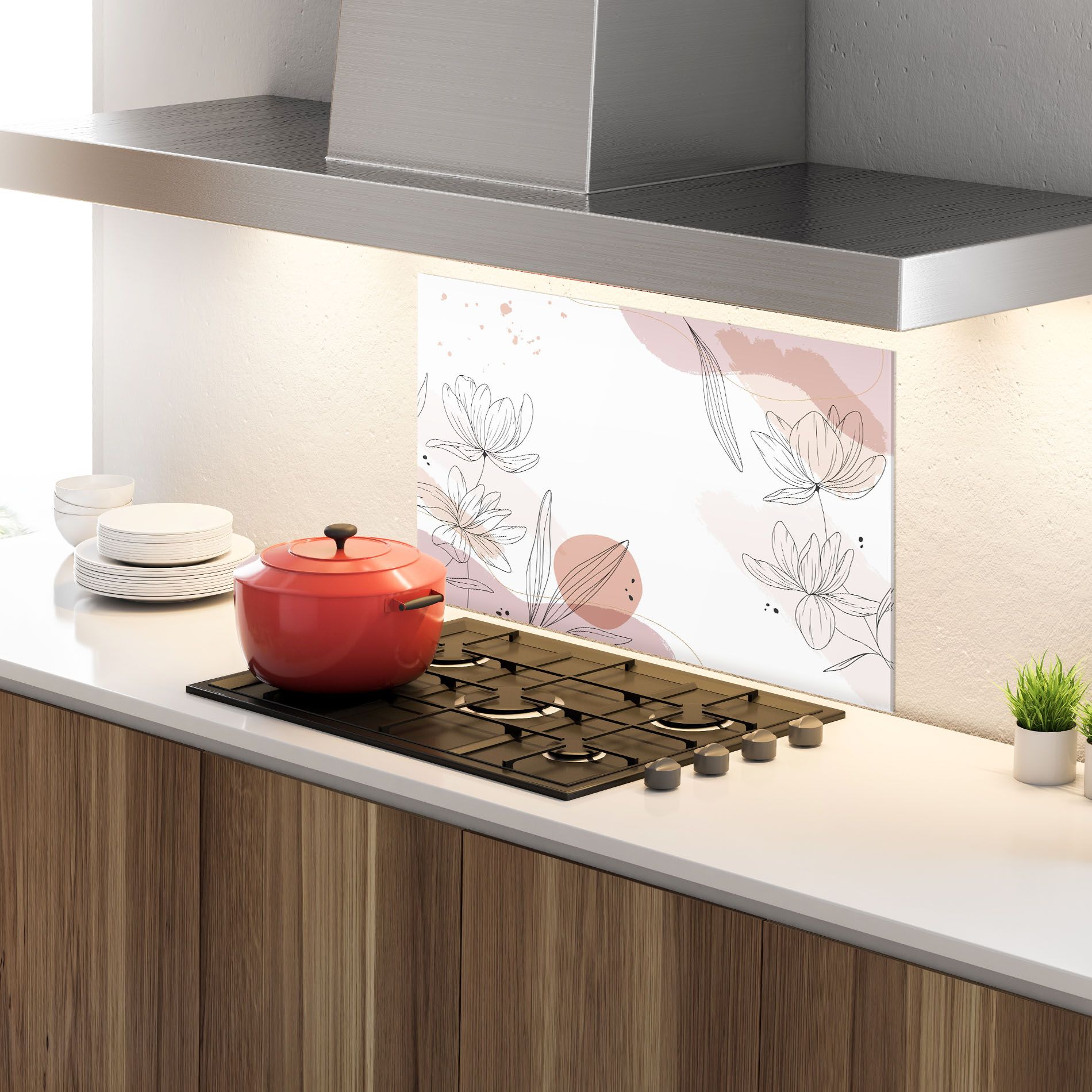 Black Pink Line mockup 4