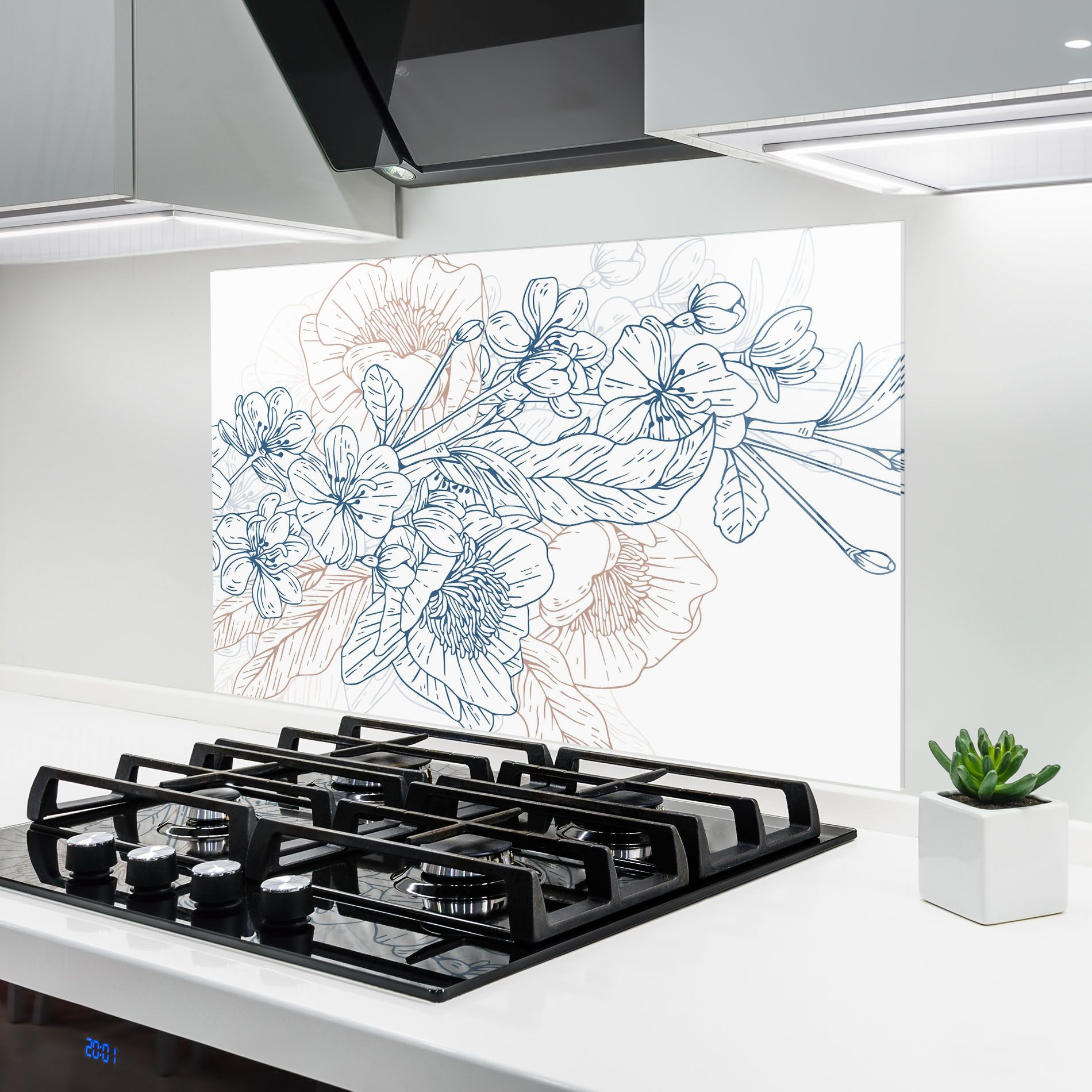 Blue Cream Line mockup 6