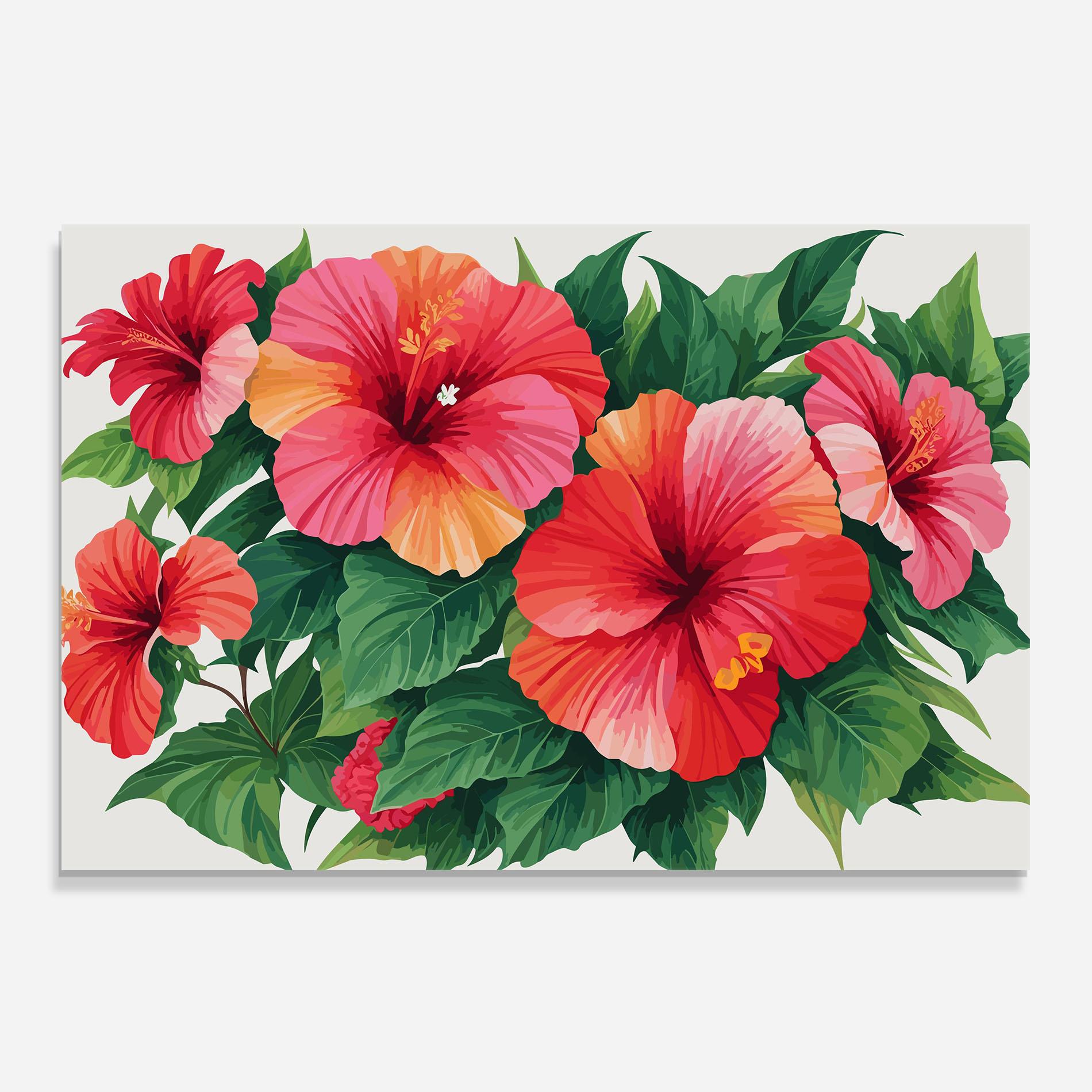 Konyhai üveg hátfal Pretty Exotic Art mockup 0