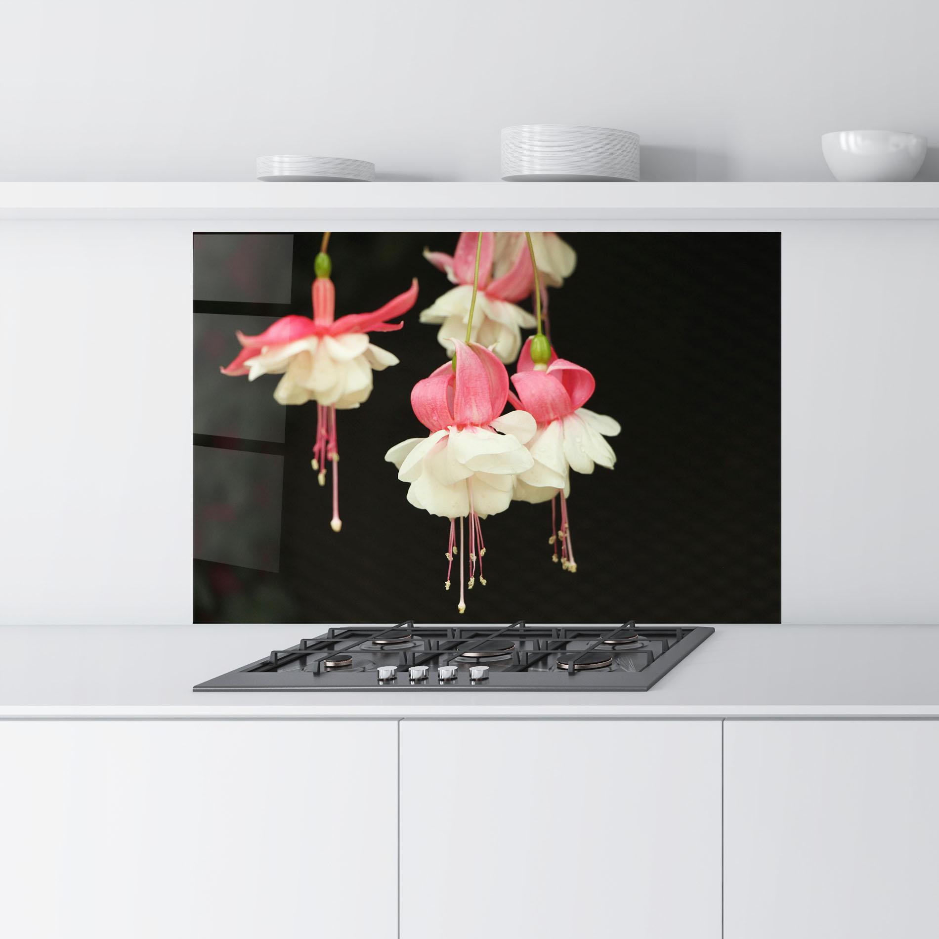 Konyhai üveg hátfal Amazing Exotic Plant mockup 9