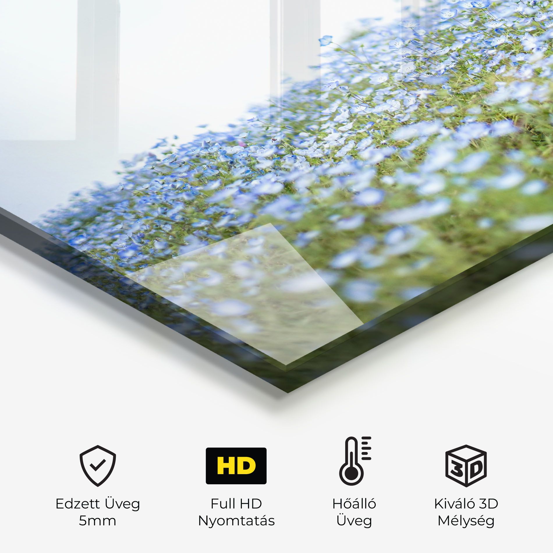 Blue Wild Flowers mockup 2