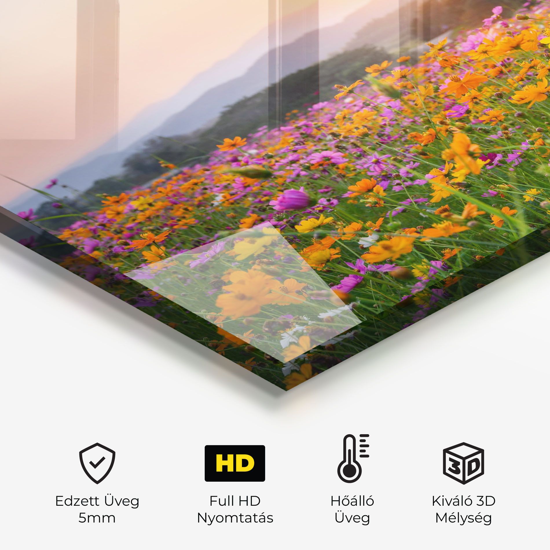 Sunset Mountain Flowerf mockup 2