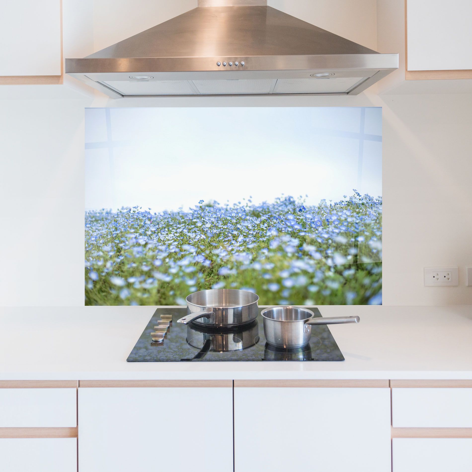 Blue Wild Flowers mockup 5