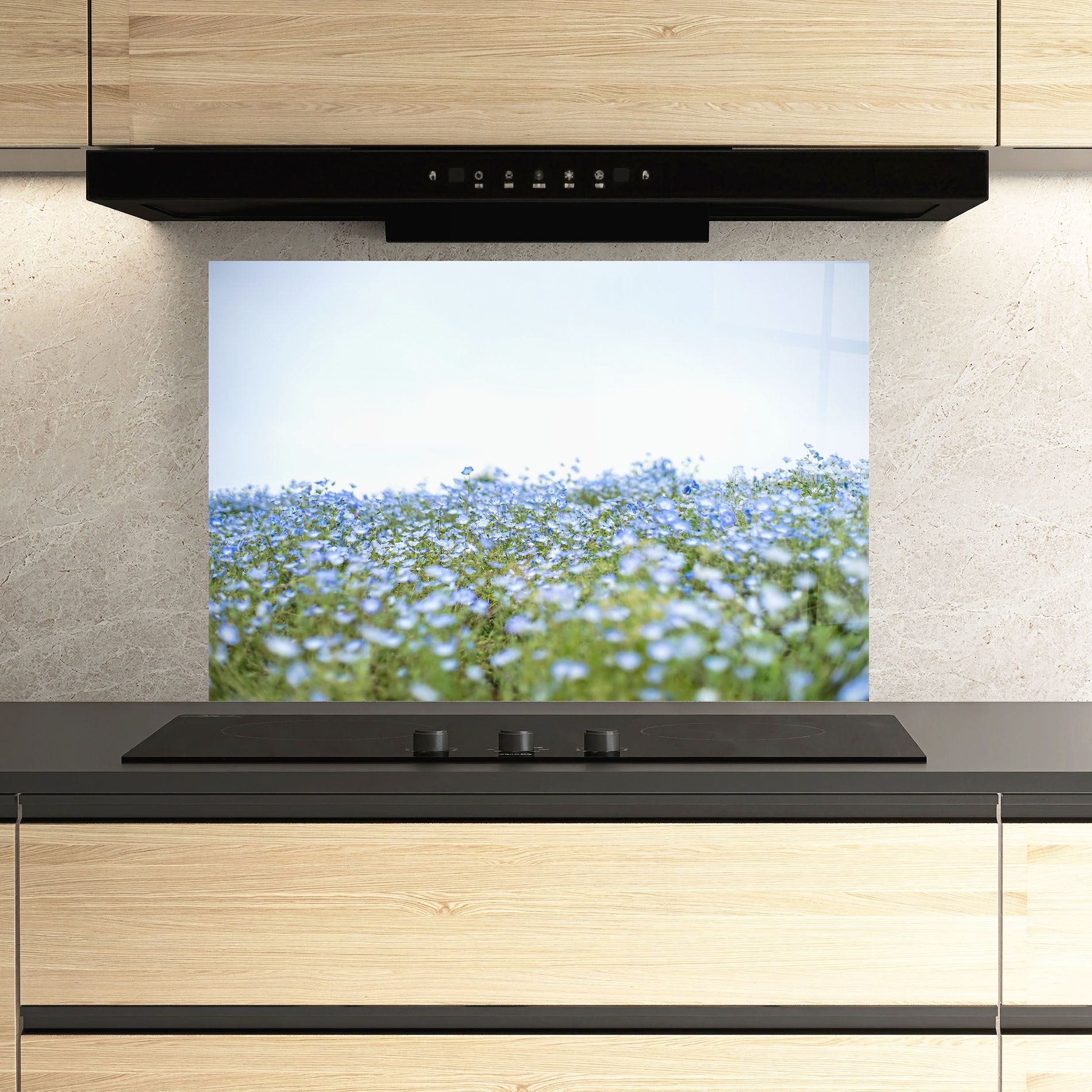 Blue Wild Flowers mockup 3