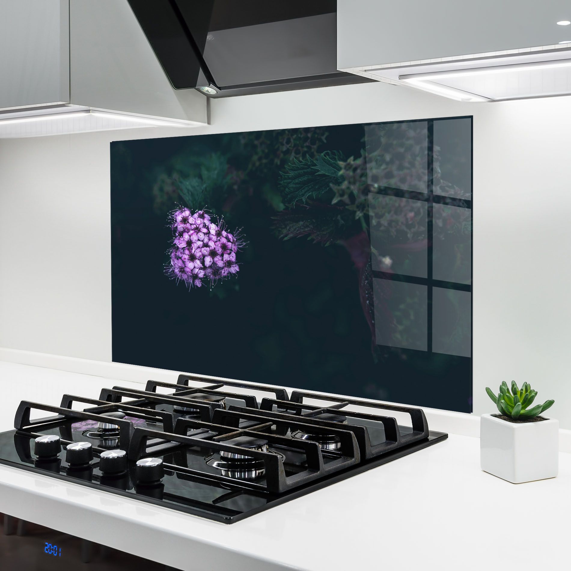 Dark Purple Flower mockup 6