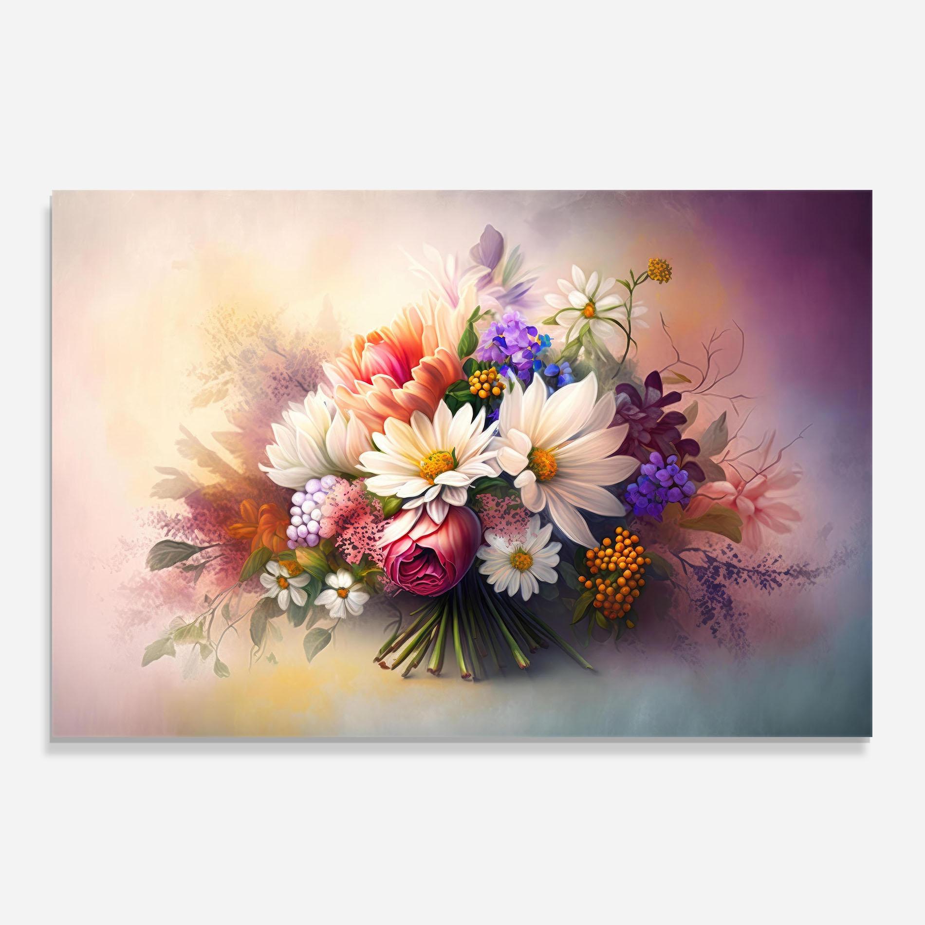 Konyhai üveg hátfal Vecteezy_ai Generated Bouquet Of Fresh Spring Flowers On Light_23373362_865 mockup 0