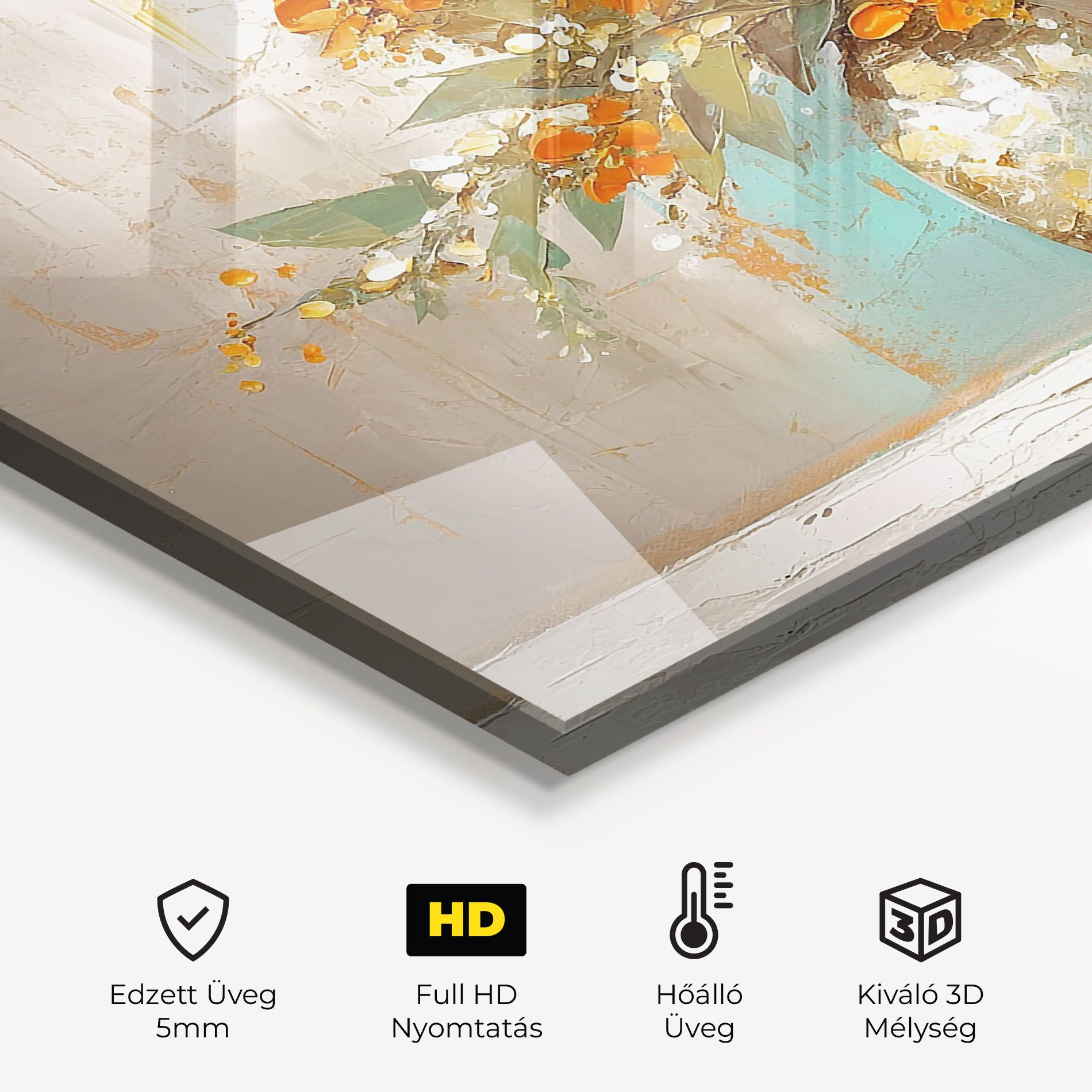 Grey Vase Orange mockup 2