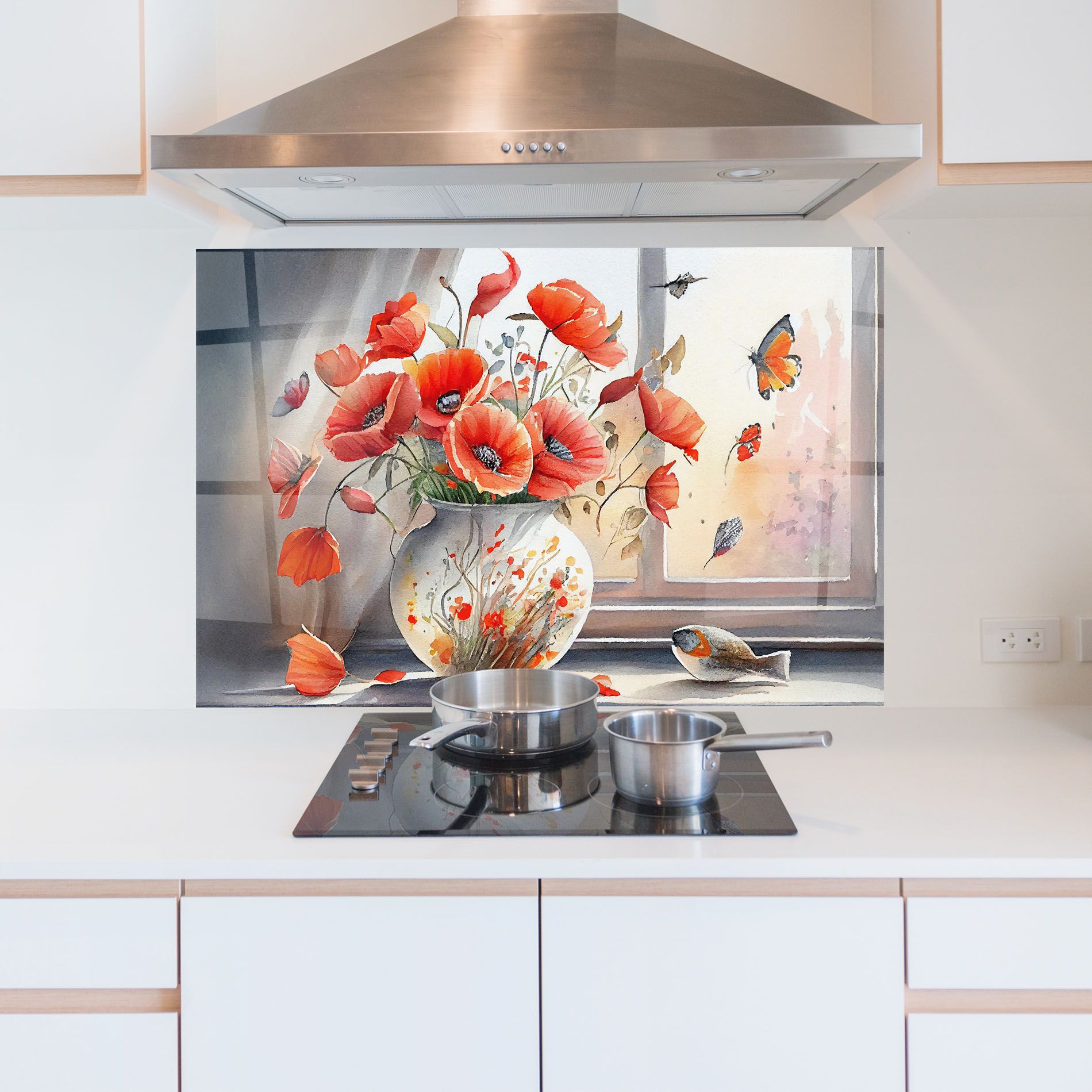 Poppies Vase mockup 5