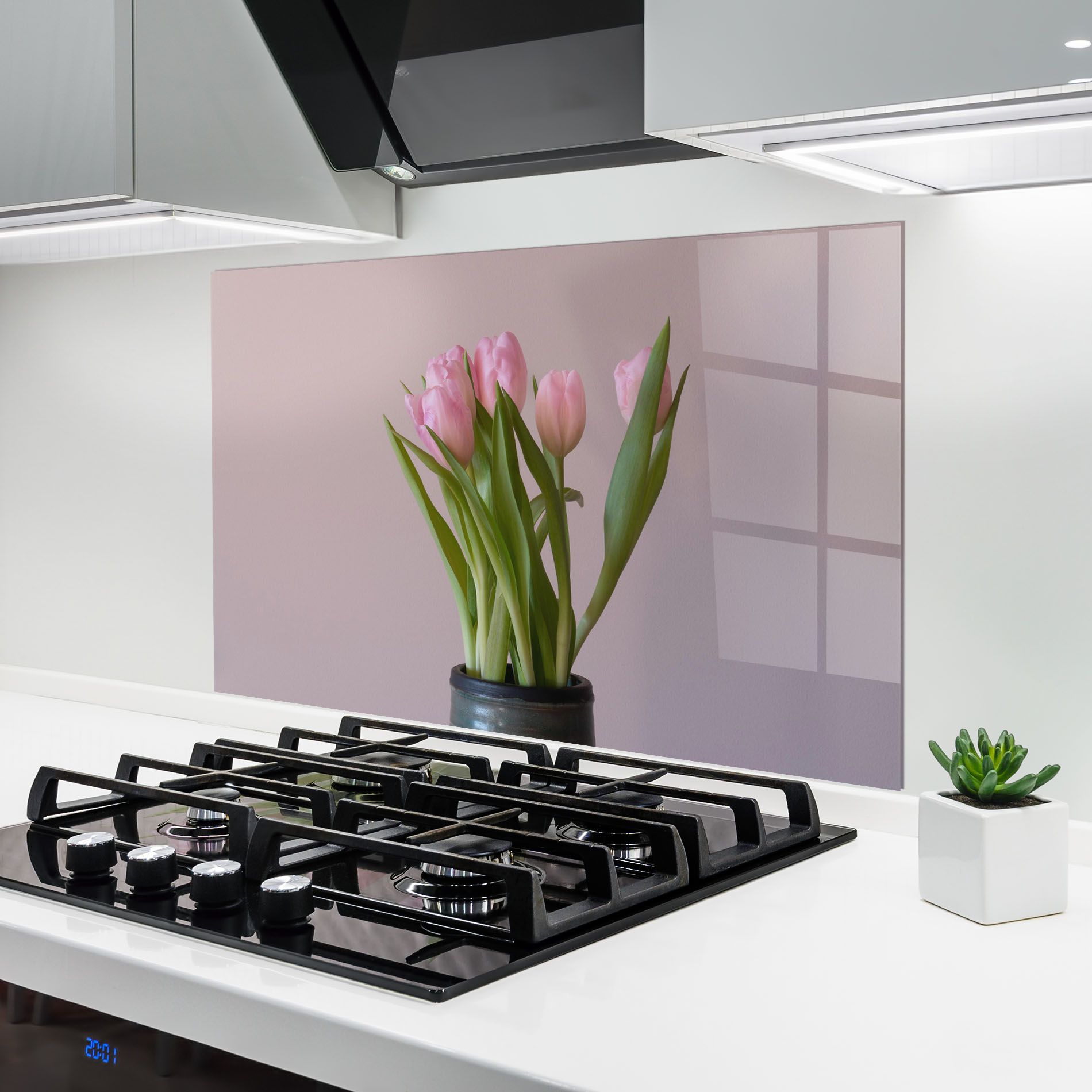 Pink Tulips Vase mockup 6