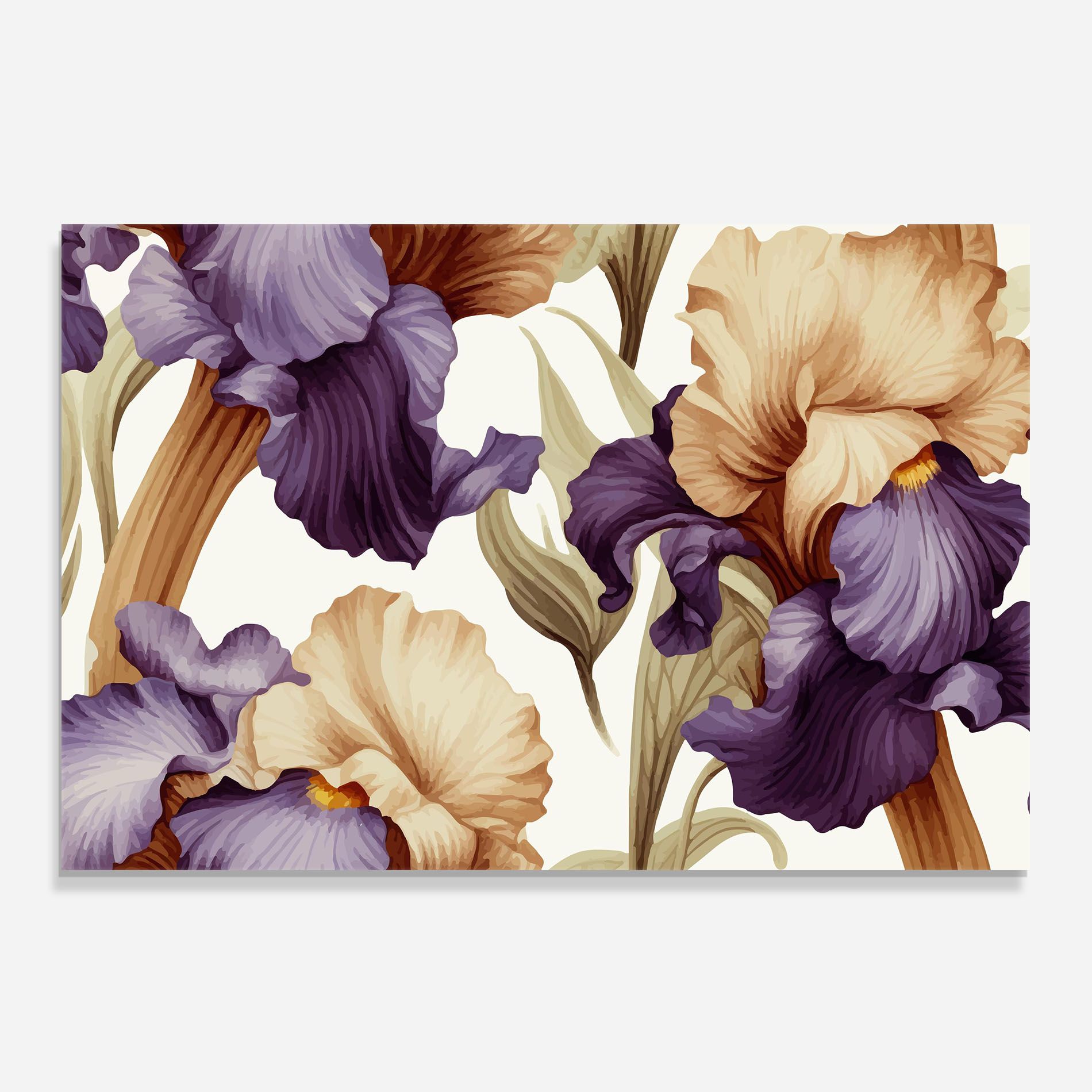 Cream Purple Iris mockup 0