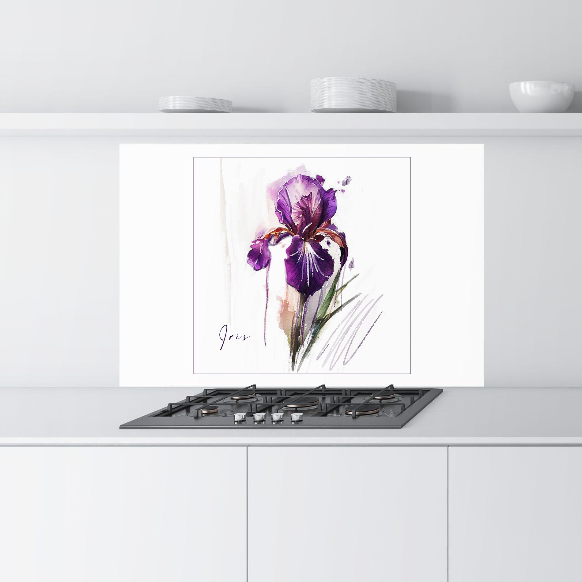 Konyhai üveg hátfal Iris Art mockup 9