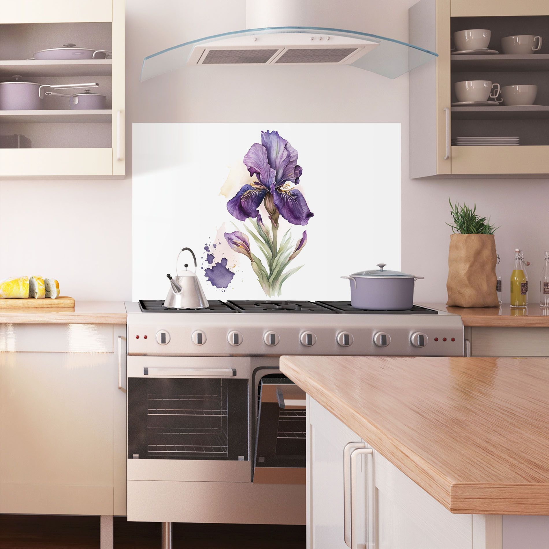 Beautiful Purple Iris mockup 1